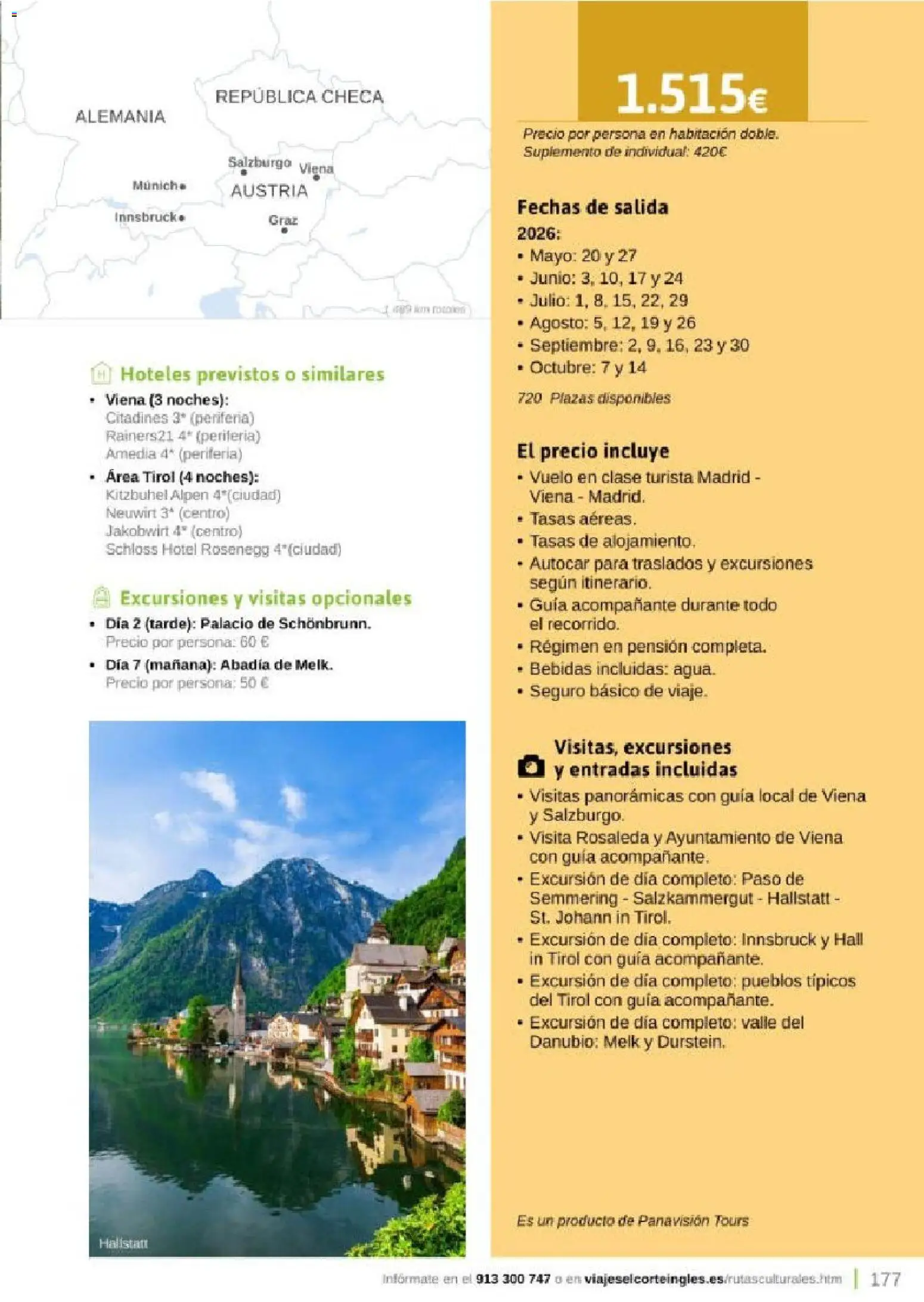 Viajes El Corte Inglés Rutas Culturales de la Comunidad de Madrid │ válido desde el 01.04.2026 | Página: 177