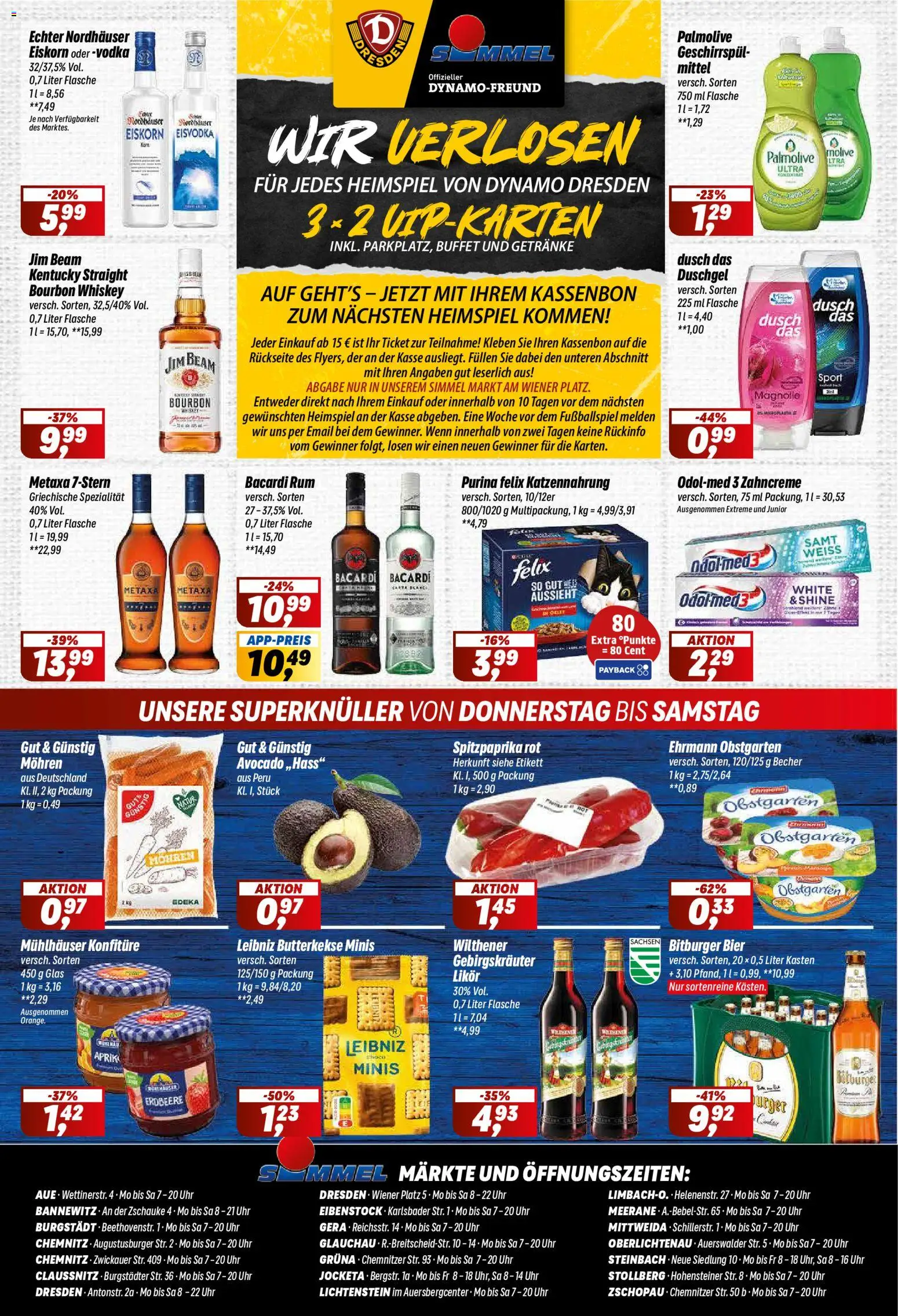Simmel Prospekt 	 – gültig ab 27.10.2025 | Seite: 8 | Produkte: Bacardi, Metaxa, Butterkekse, Avocado