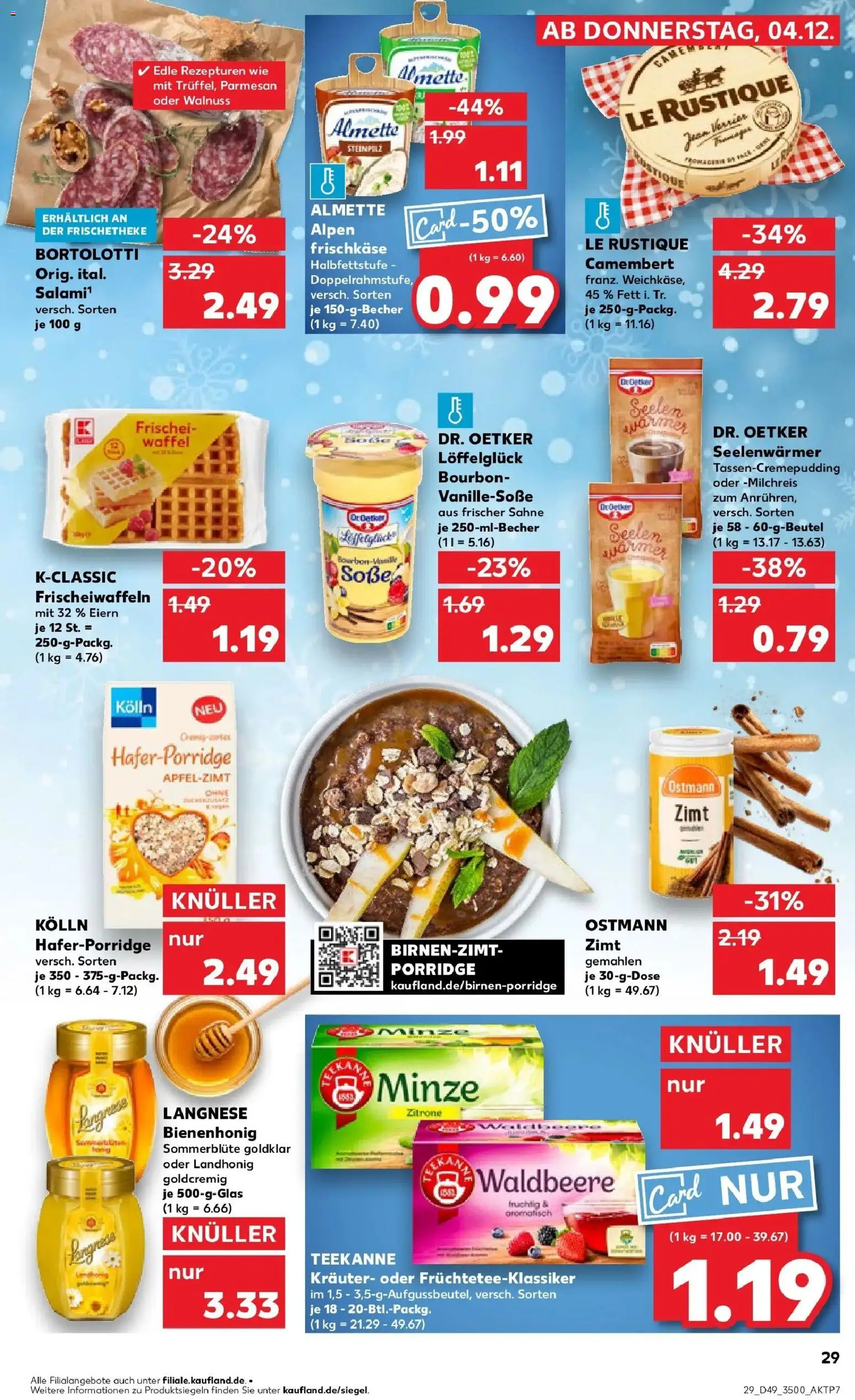 Kaufland prospekt Leipzig	 – gültig ab 08.12.2025 | Seite: 29 | Produkte: Zitrone, Teekanne, Bourbon, Sahne
