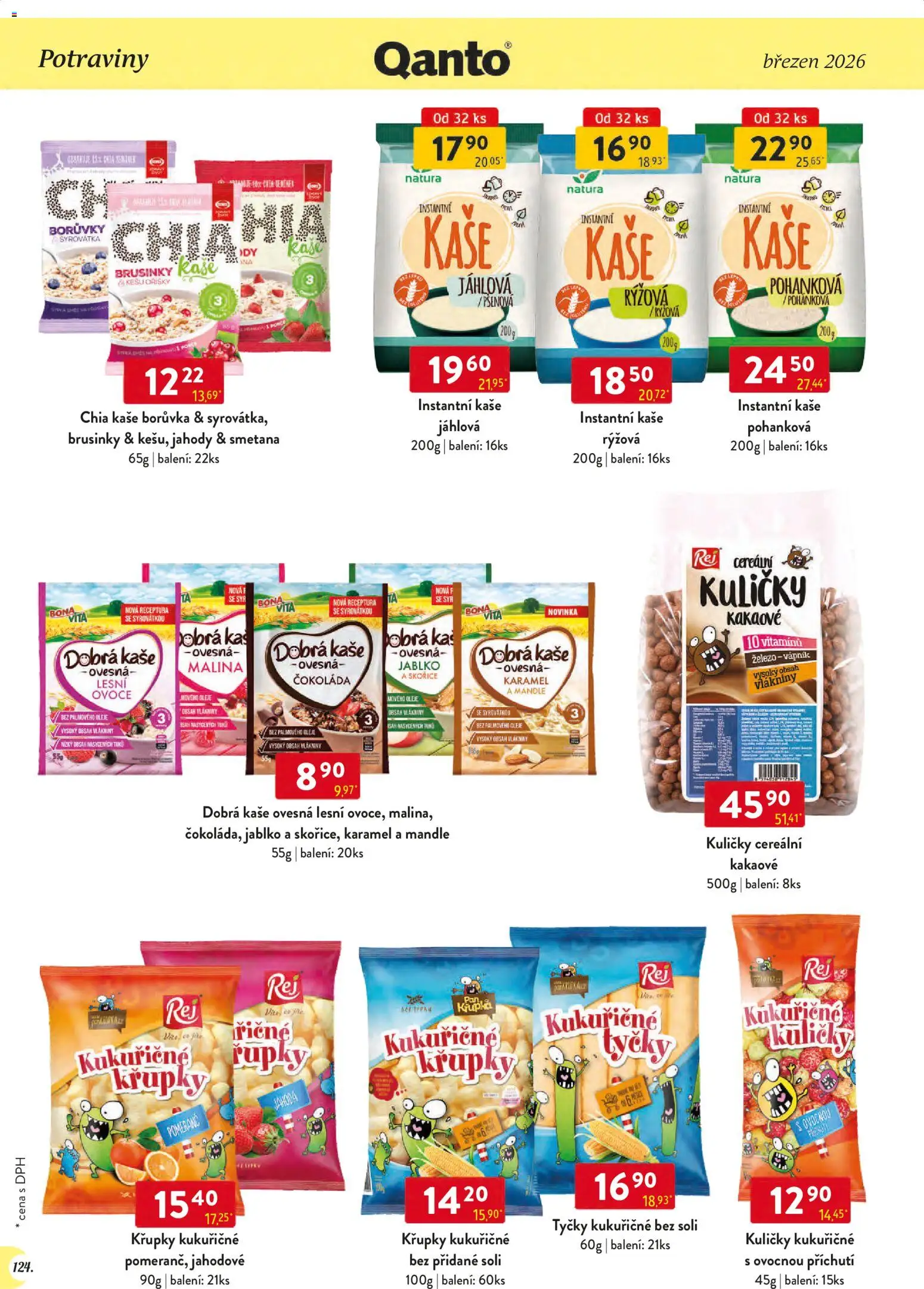 Astur & Qanto leták - Velkoobchod 03/2026 od 01.03.2026 | Strana: 124 | Produkty: Oleje, Ovoce, Oříšky, Kuličky