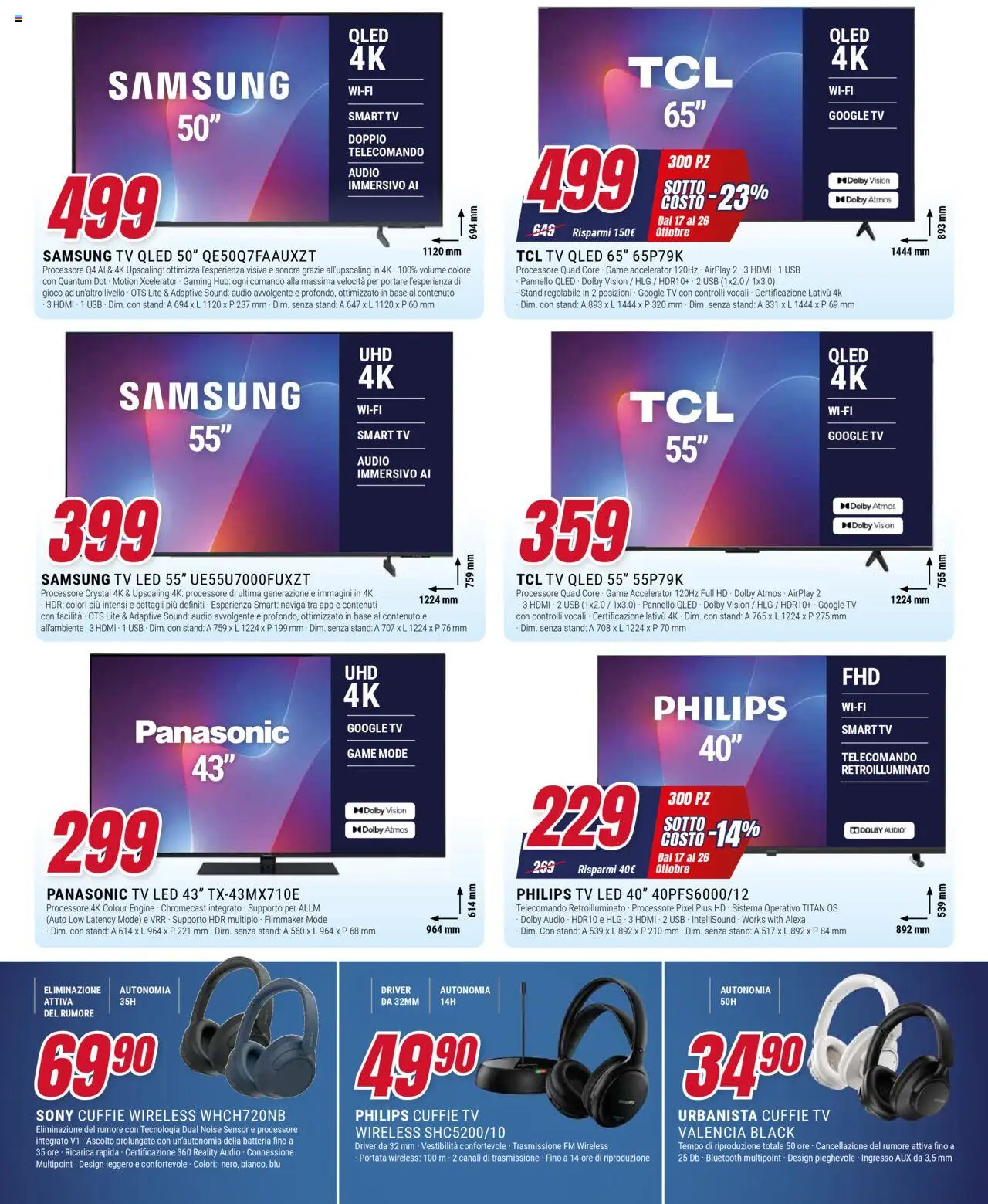 Volantino Trony del 17.10.2025 | Pagina: 14 | Prodotti: Telecomando, Audio, Gioco, Batteria
