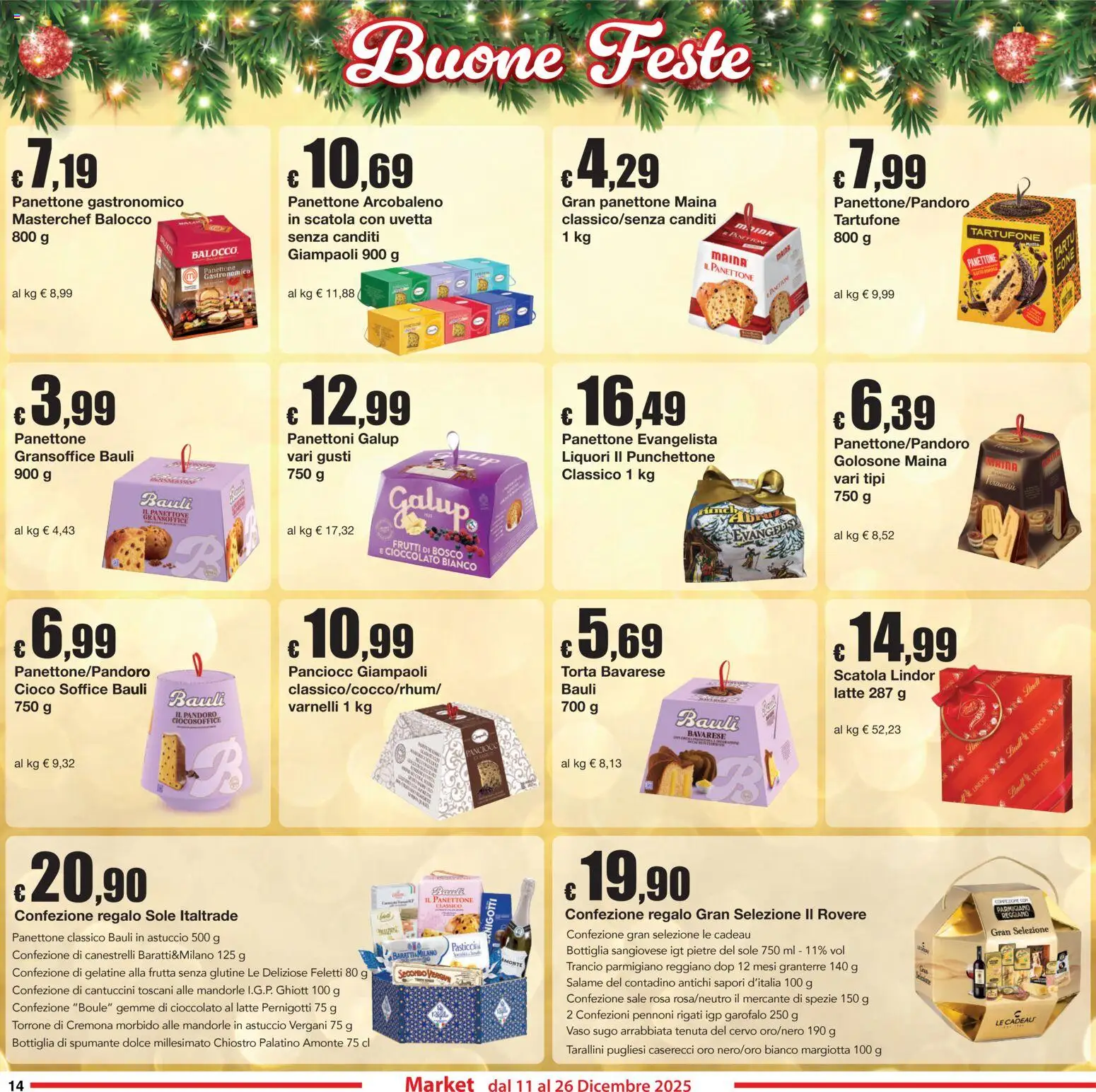 Volantino Sì con Te del 11.12.2025 | Pagina: 14 | Prodotti: Cioccolato, Spezie, Sale, Sugo