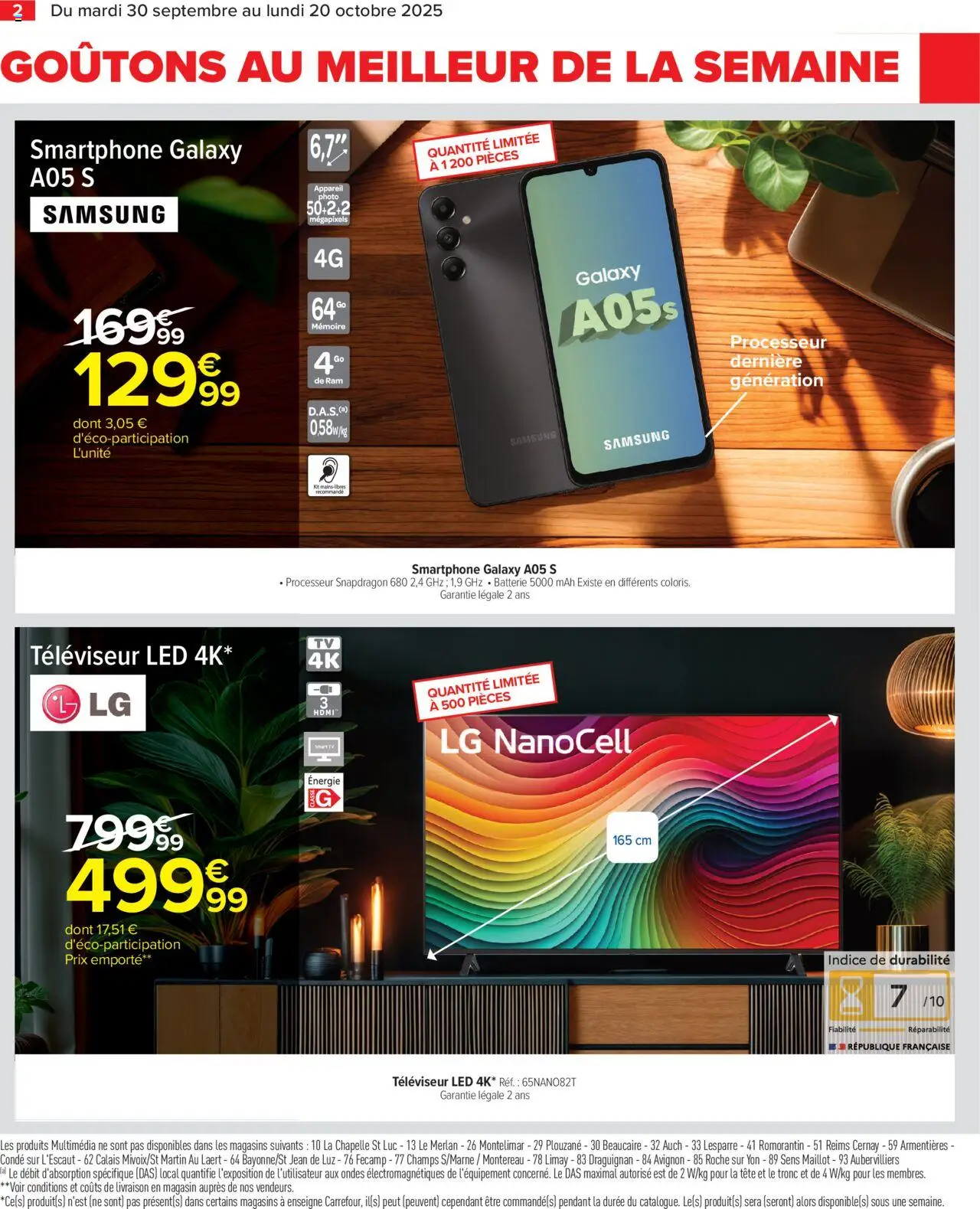  | Page: 4 | Produits: Smartphone, Appareil photo, Televiseur, Batterie