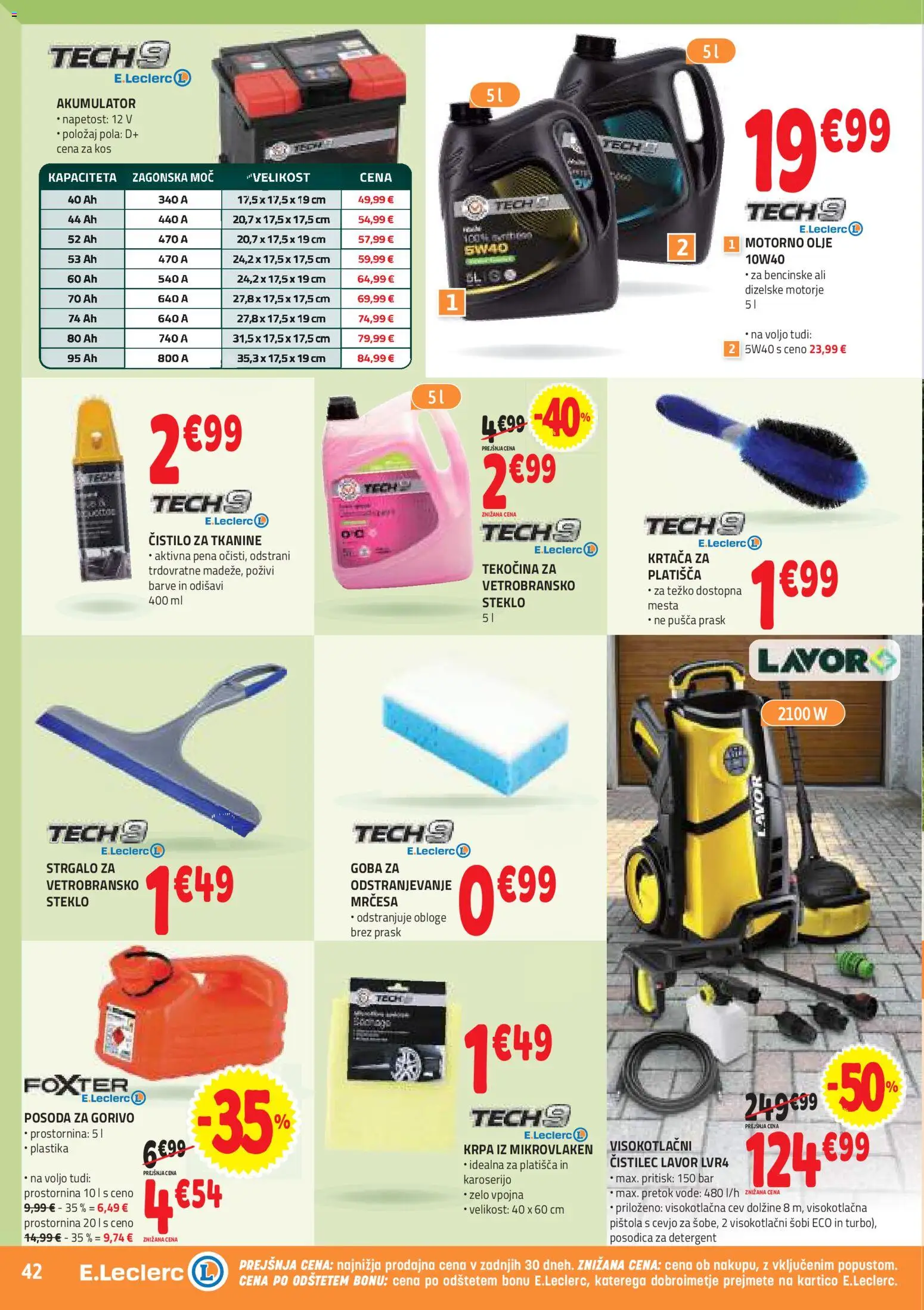 Novi E.leclerc katalog ponudbe – veljaven od 15.04.2026 | Stran: 42
