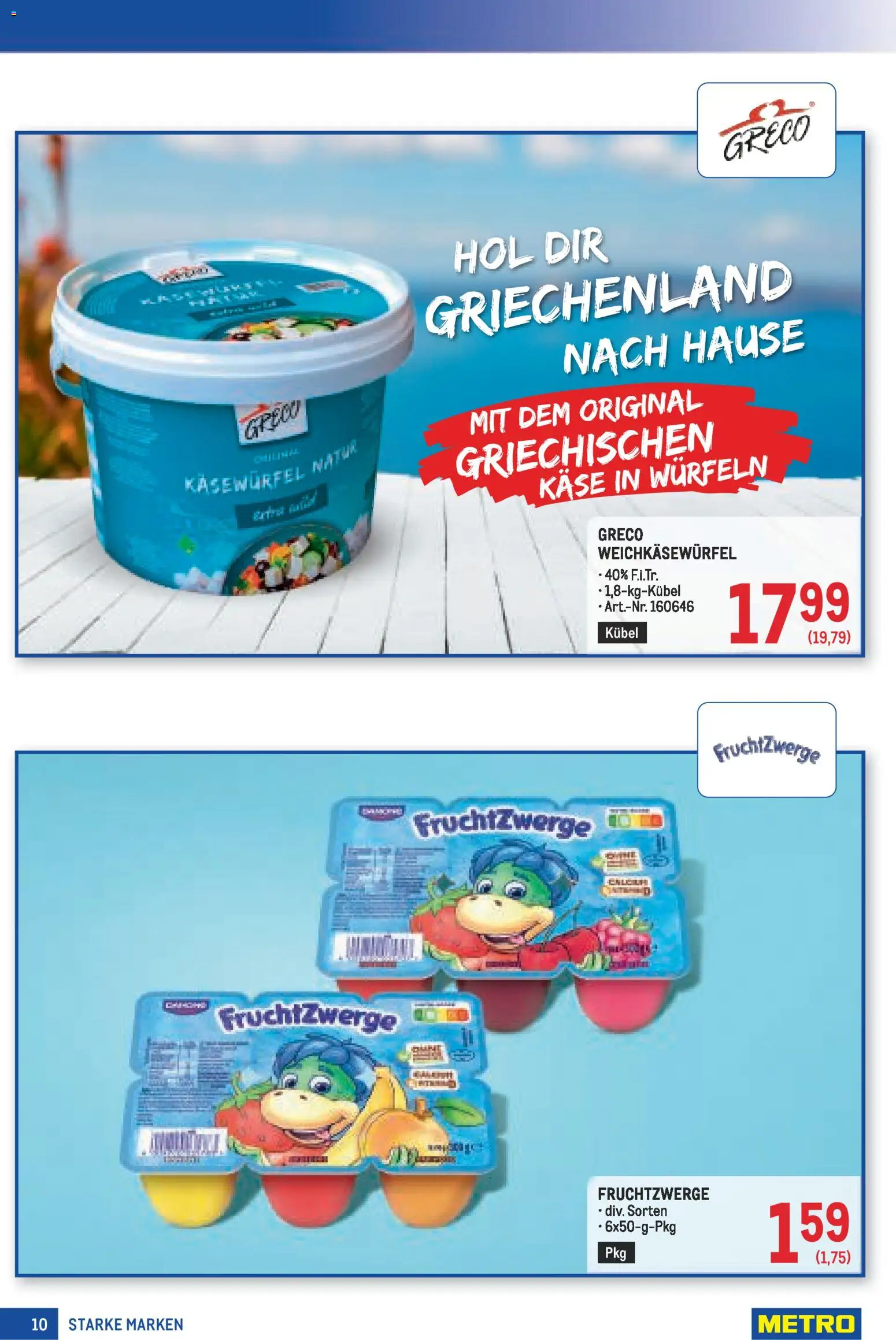 Metro angebote Starke Marken gültig ab 30.04.2026 | Seite: 10 | Produkte: Käse