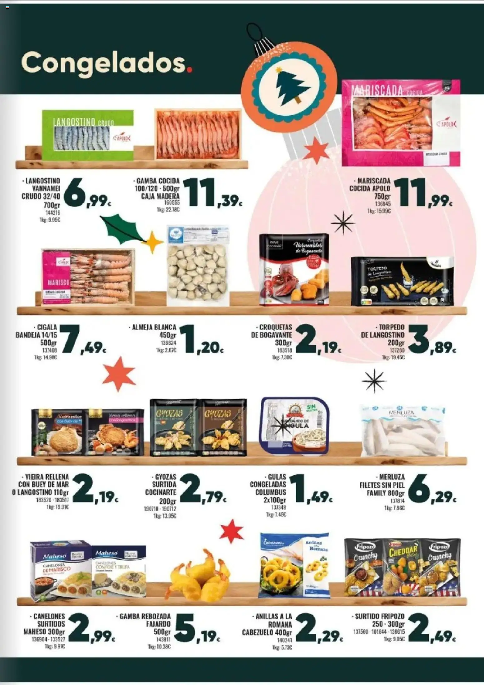 Family Cash folleto │ válido desde el 11.12.2025 | Página: 10 | Productos: Croquetas, Bandeja, Langostino, Canelones