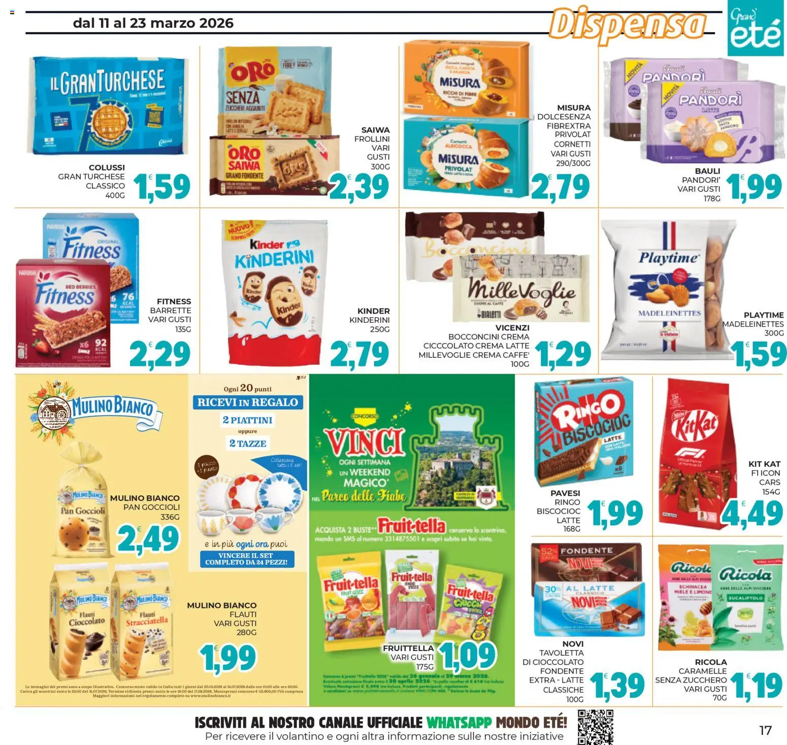 Volantino Eté del 11.03.2026 | Pagina: 17 | Prodotti: Caramelle, Zucchero, Limone, Frollini