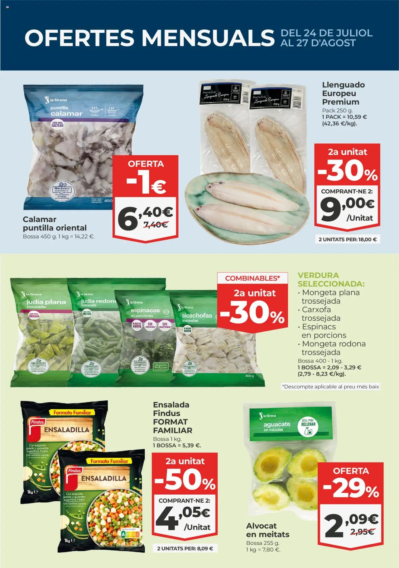 La Sirena - Andorra │ válido desde el 14.08.2025 | Página: 5 | Productos: Ensaladilla, Πορσελάνη, Ensalada