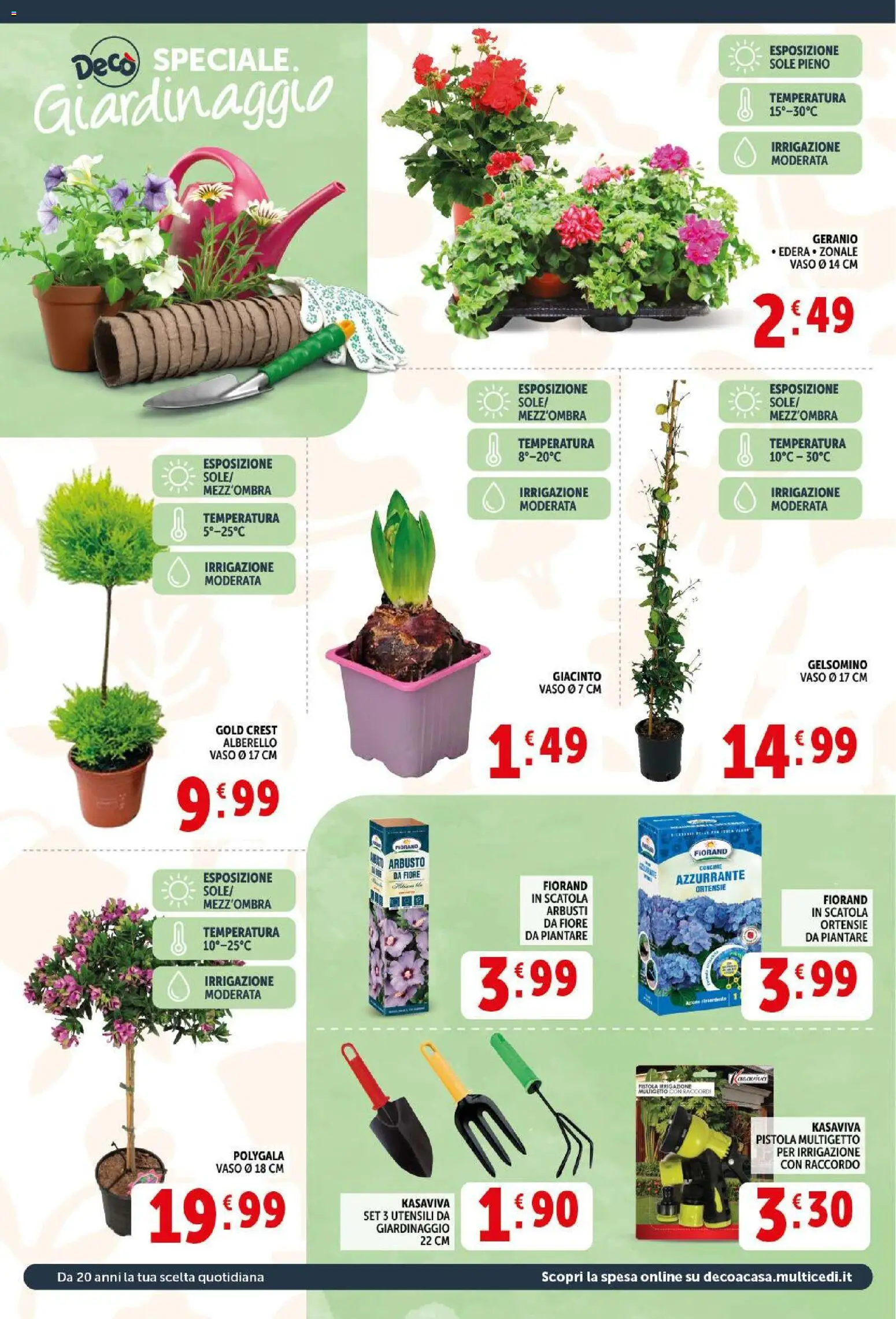 Volantino Decò del 17.03.2026 | Pagina: 22 | Prodotti: Concime, Scatola, Vaso