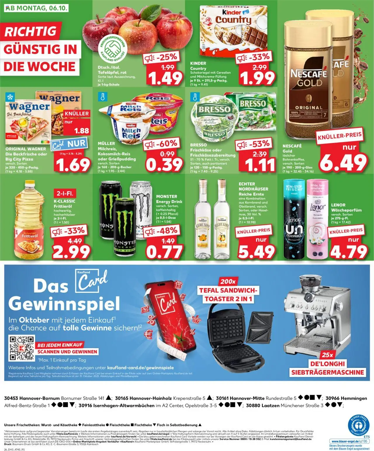 {H1} | Pagina: 26 | Producten: Pizza, Monster, Toaster, Nescafe