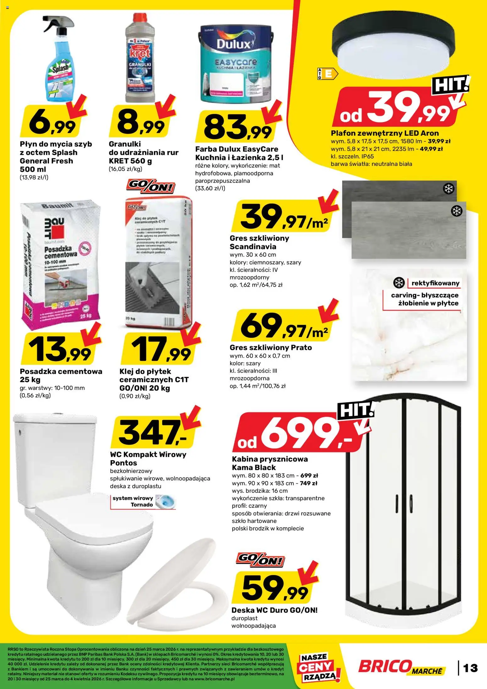 Brico Marché gazetka od 25.03.2026 | Strona: 13 | Produkty: Płyn do mycia szyb