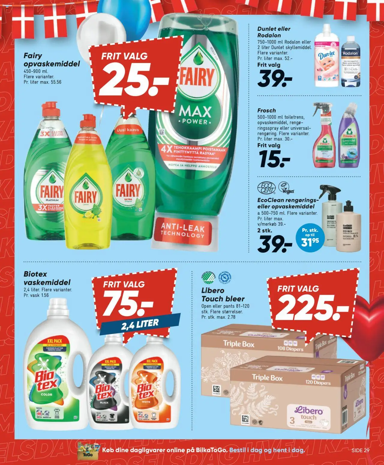 Bilka Tilbudsavis gyldig fra 08.08.2025 | Side: 39 | Produkter: Opvaskemiddel