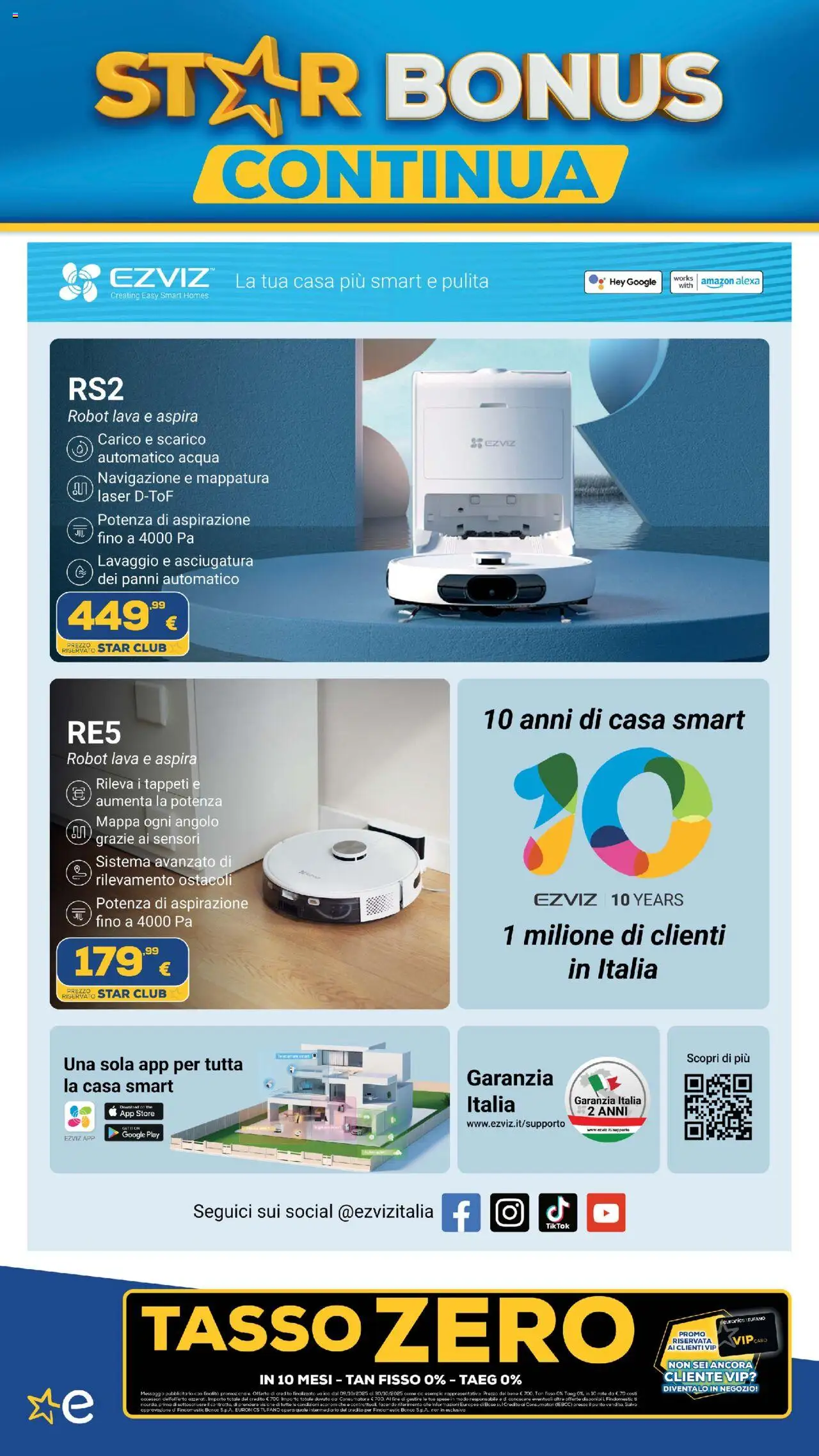 Volantino Euronics del 09.10.2025 | Pagina: 17 | Prodotti: Acqua, The, Robot, Navigazione