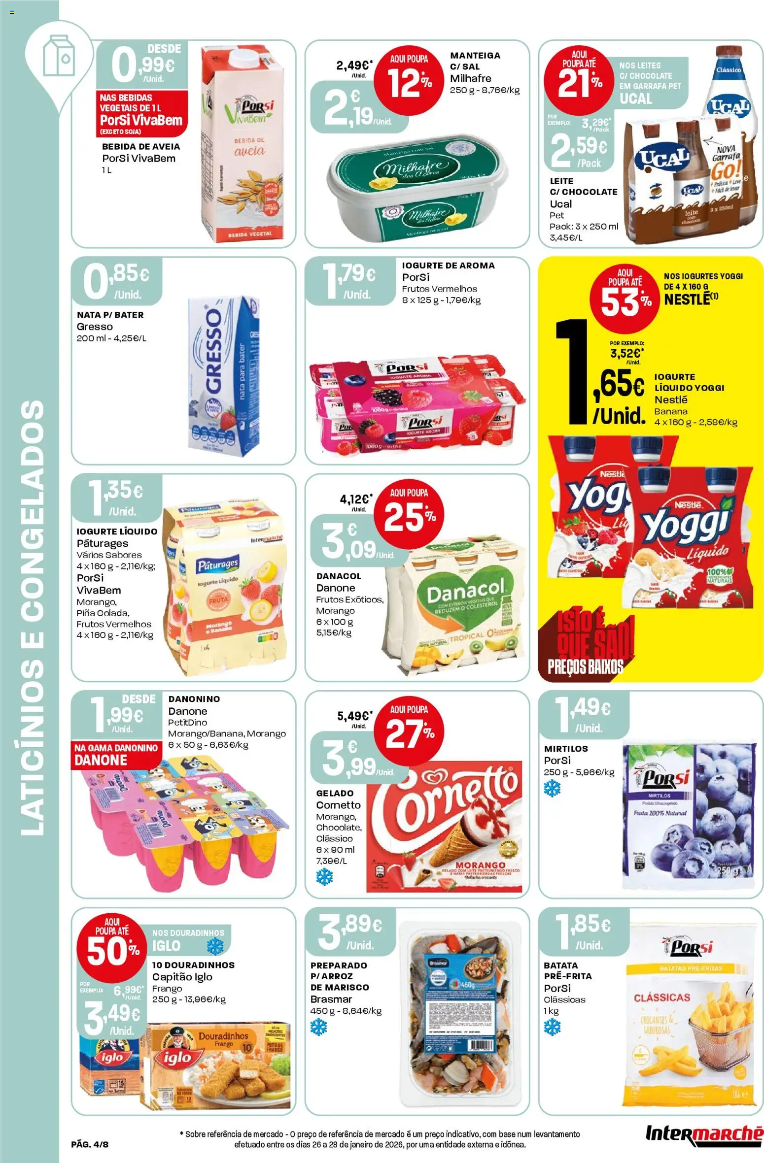 Intermarché Folheto Mini │ válido de 05.03.2026 | Página: 4 | Produtos: Iogurte, Nestlé, Chocolate, Bebida
