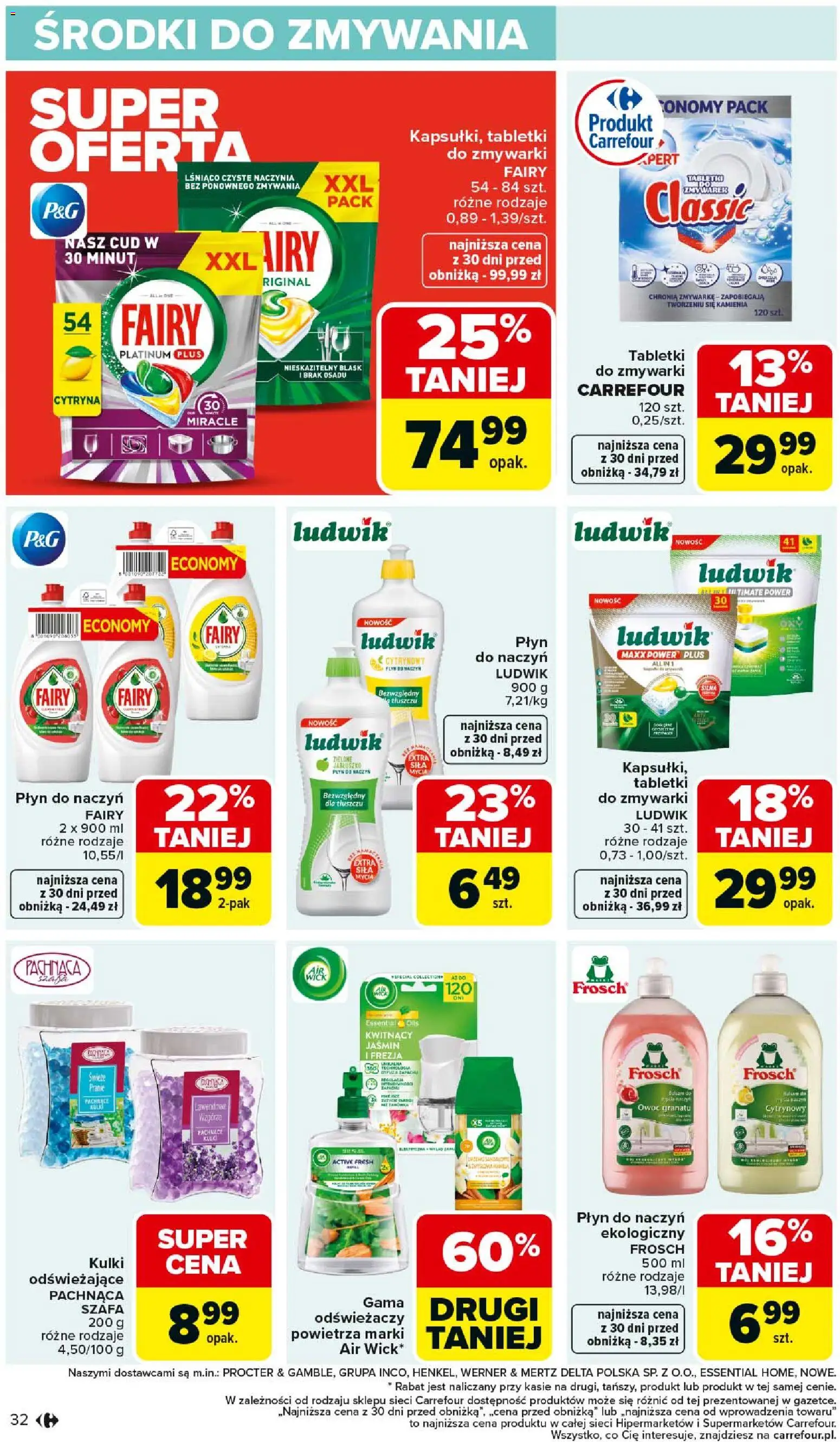 Carrefour gazetka od 02.03.2026 | Strona: 34 | Produkty: Cytryna, Szafa, Fairy, Tabletki do zmywarki