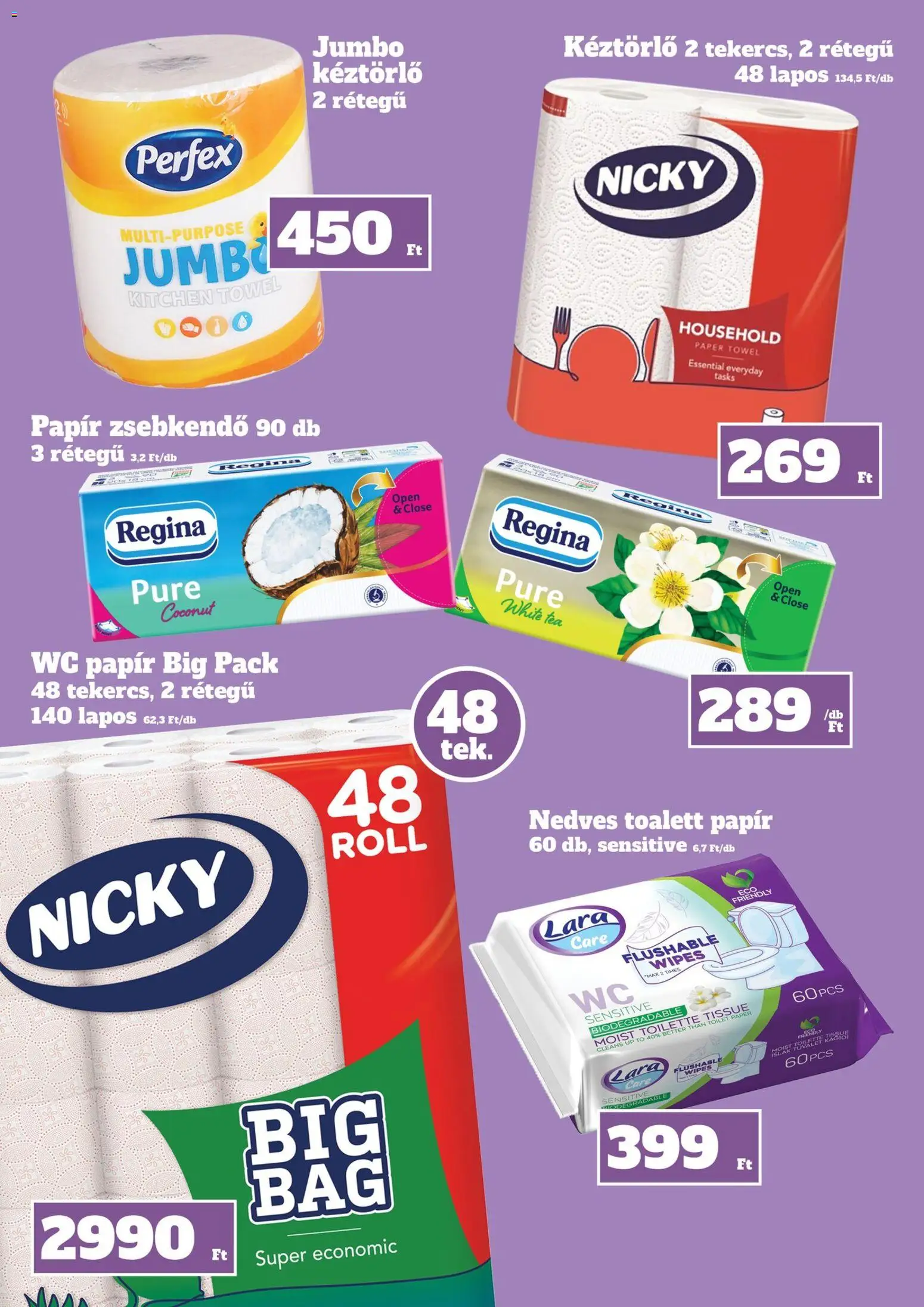 Family Diszkont akciós ujság - amely érvényes a következő dátumtól: 12.02.2026 | Oldal: 24 | Termékek: WC, Wc papir, Tea