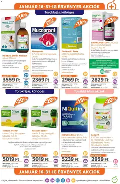 Alma Gyógyszertárak Akciós újság - amely érvényes a következő dátumtól: 01.01.2026 | Oldal: 17