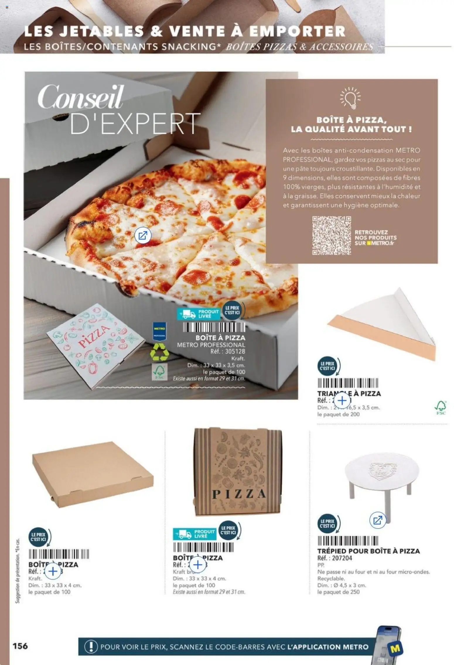 {H1} | Page: 156 | Produits: Four, Pizza, Livre