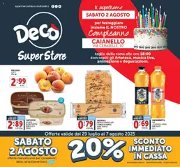 Anteprima del volantino Decò SuperStore - Caianello catalogo valido a partire dal 29.07.2025