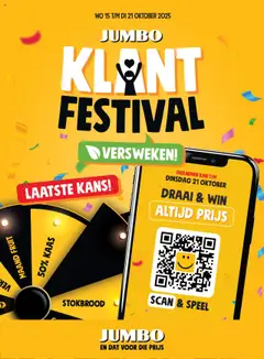 JUMBO folder / publicité - Voorbeeld van een folder van JUMBO, geldig van 15.10.2025