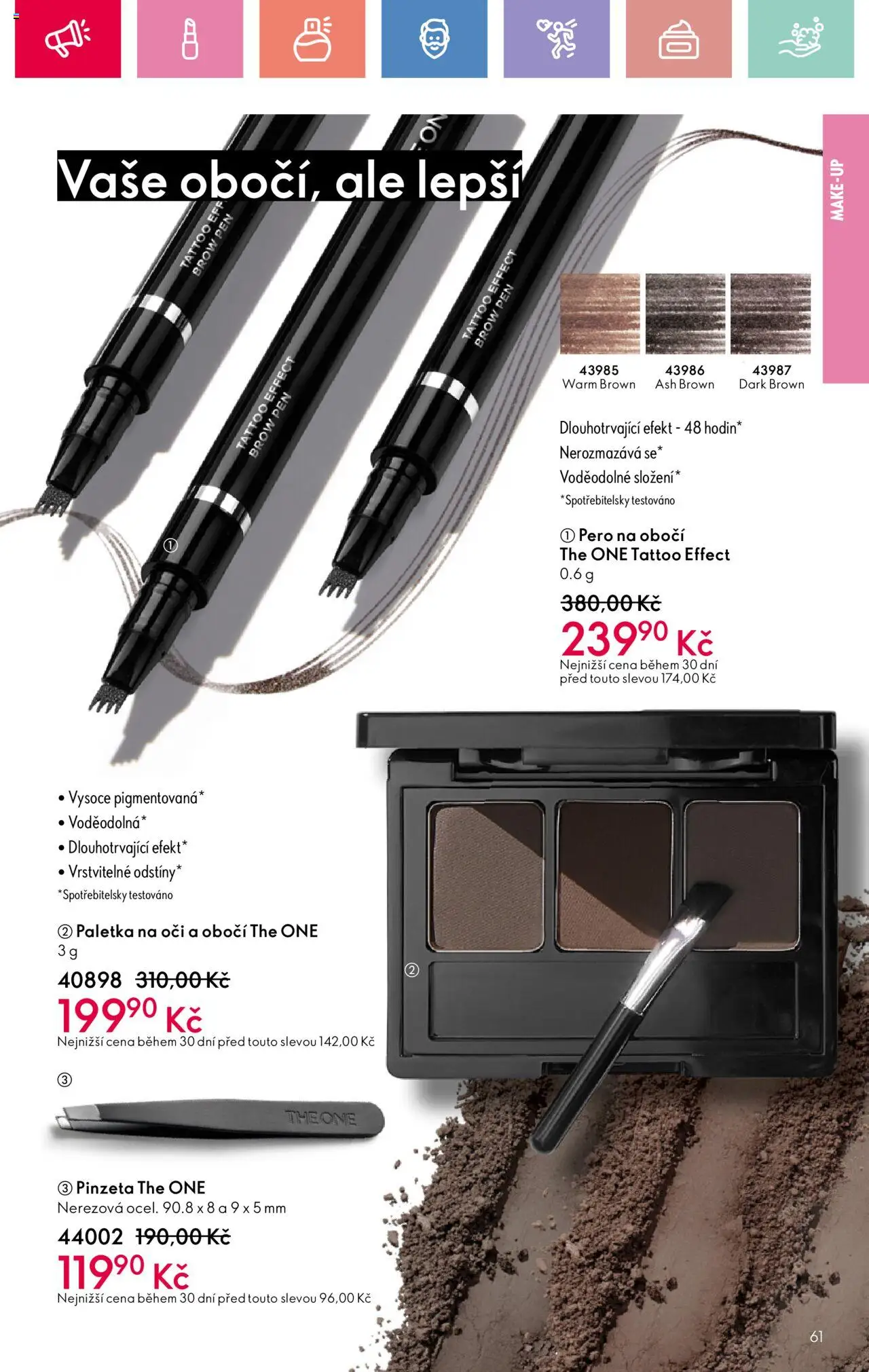 Oriflame katalog č.08/2025 od 25.05.2025 | Strana: 61 | Produkty: Pero, Makeup