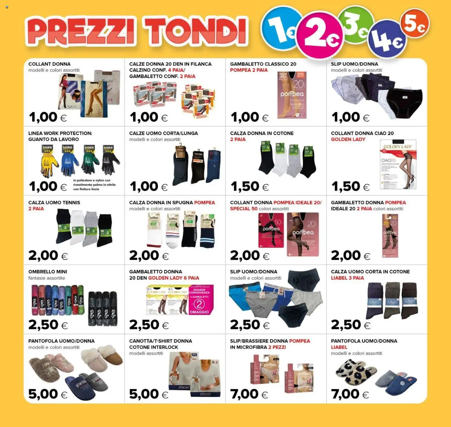 Volantino Oasi del 15.01.2026 | Pagina: 20 | Prodotti: Slip, Ombrello, Gambaletti, Collant