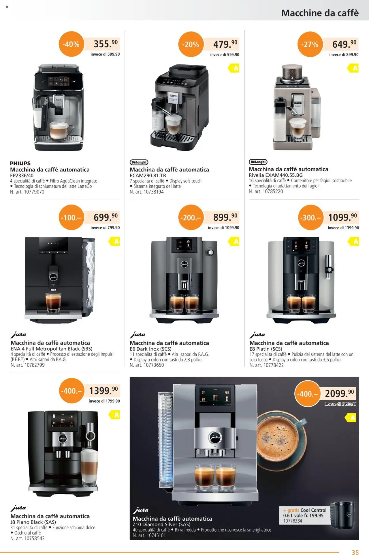 Fust Aktionen IT ab 28.07.2025 | Seite: 35 | Produkte: Jura, Philips
