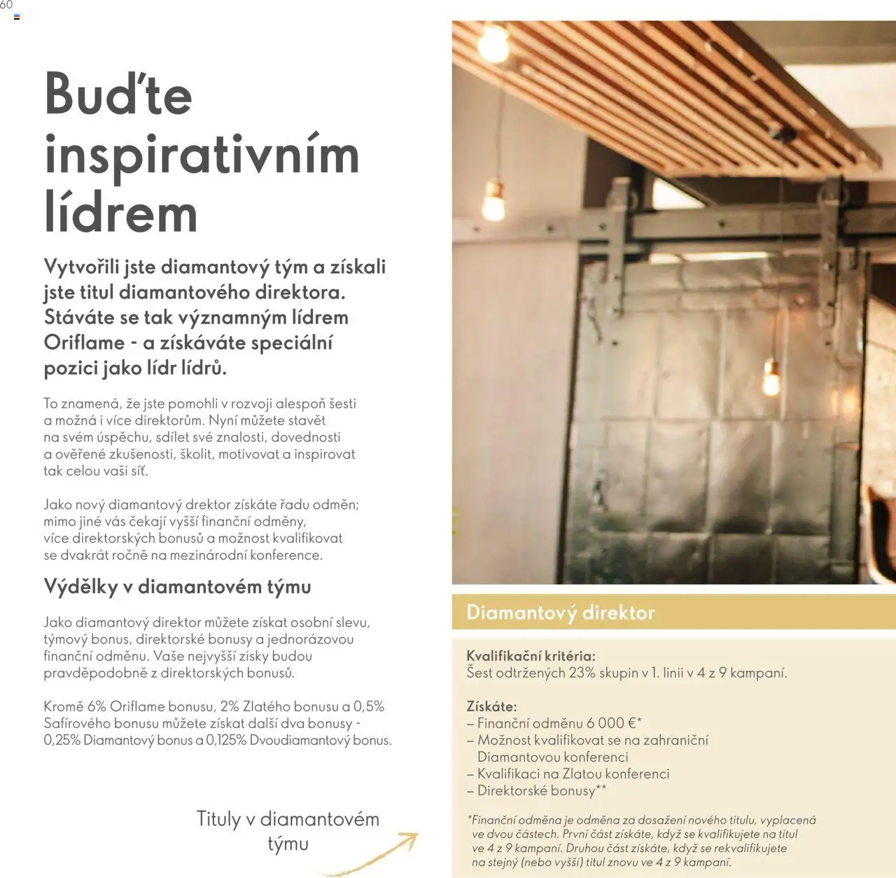 Oriflame katalog Plán odměn pro Brand Partnery od 10.04.2025 | Strana: 60