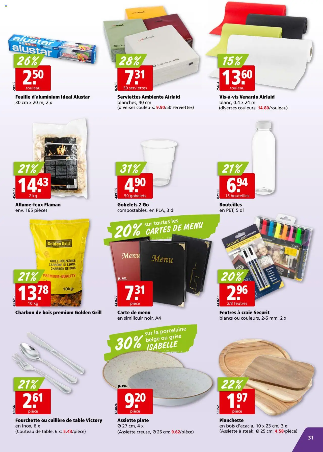 Aligro Aktionen Chavannes, Matran, Genève, Sion ab 25.08.2025 | Seite: 31 | Produkte: Grill