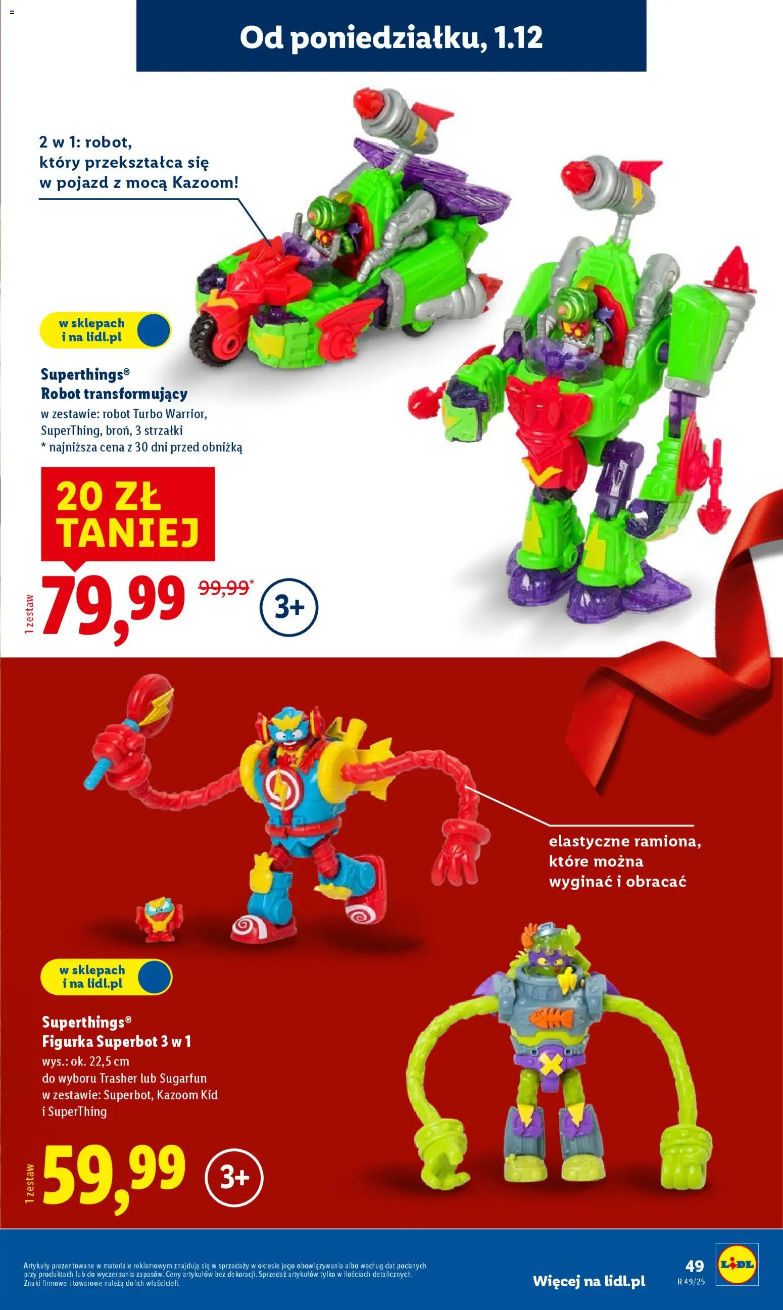 Lidl Katalog zabawek od 03.11.2025 | Strona: 49 | Produkty: Robot