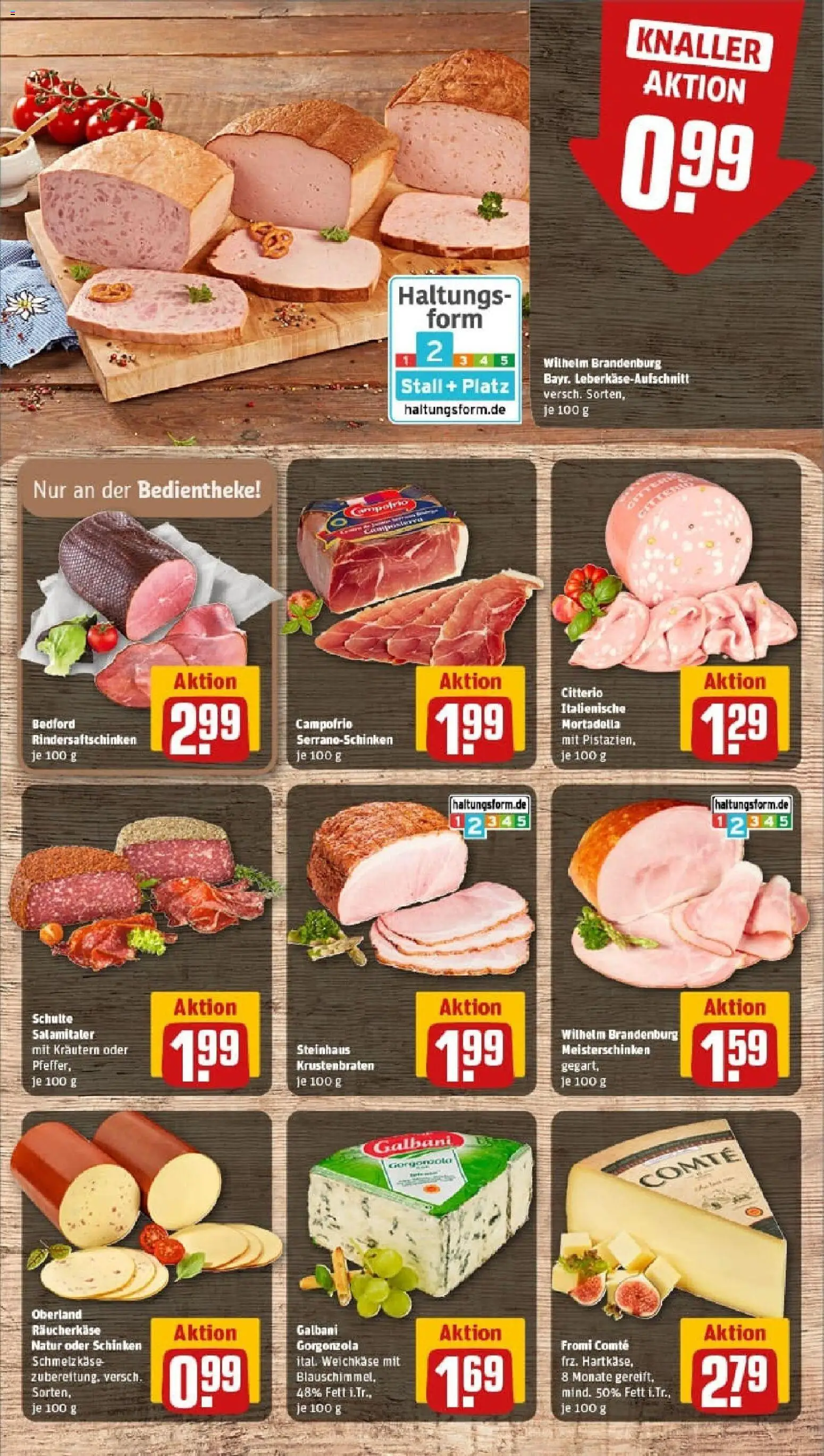 Rewe prospekt Marsberg	 – gültig ab 26.10.2025 | Seite: 11 | Produkte: Krustenbraten, Salami, Schinken