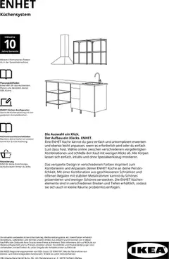 Ikea ENHET Küchensystem ab 02.01.2026 gültig