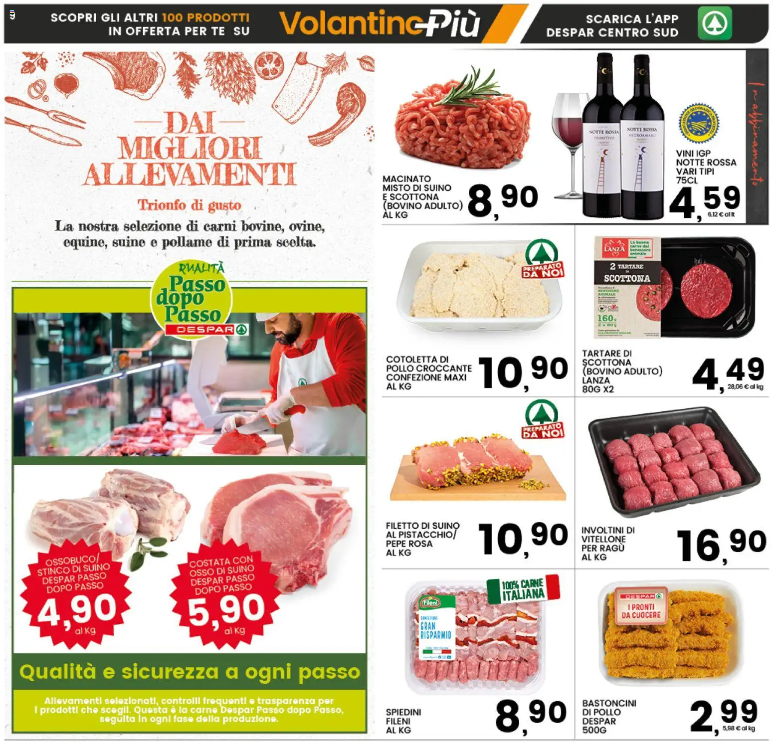 Volantino Interspar del 26.12.2025 | Pagina: 9 | Prodotti: Tè, Pepe, Spiedini, Macinato