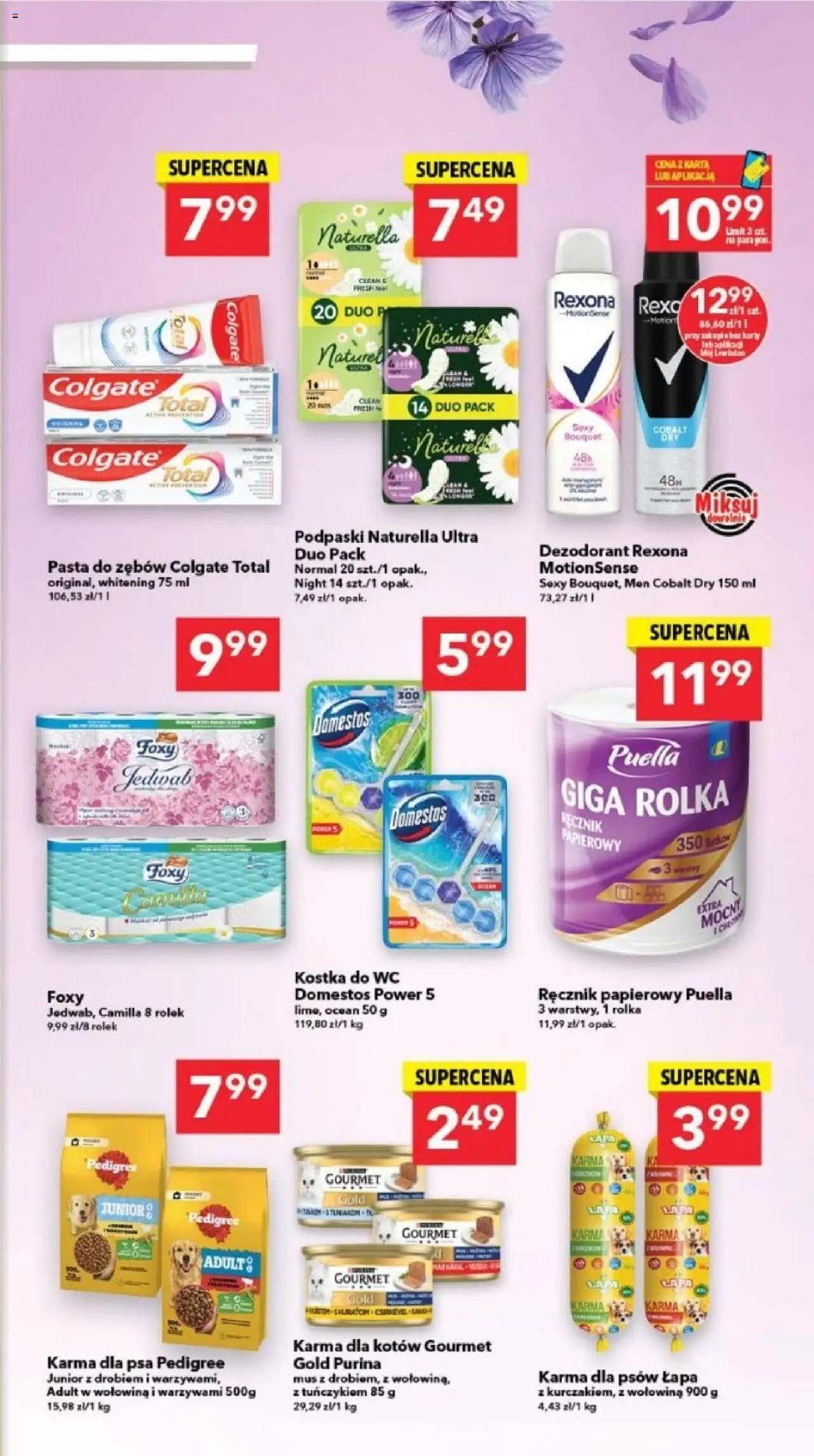 Lewiatan gazetka - Legnica od 13.08.2025 | Strona: 7 | Produkty: Podpaski, Karma dla kotów, Karma dla psa pedigree, Dezodorant