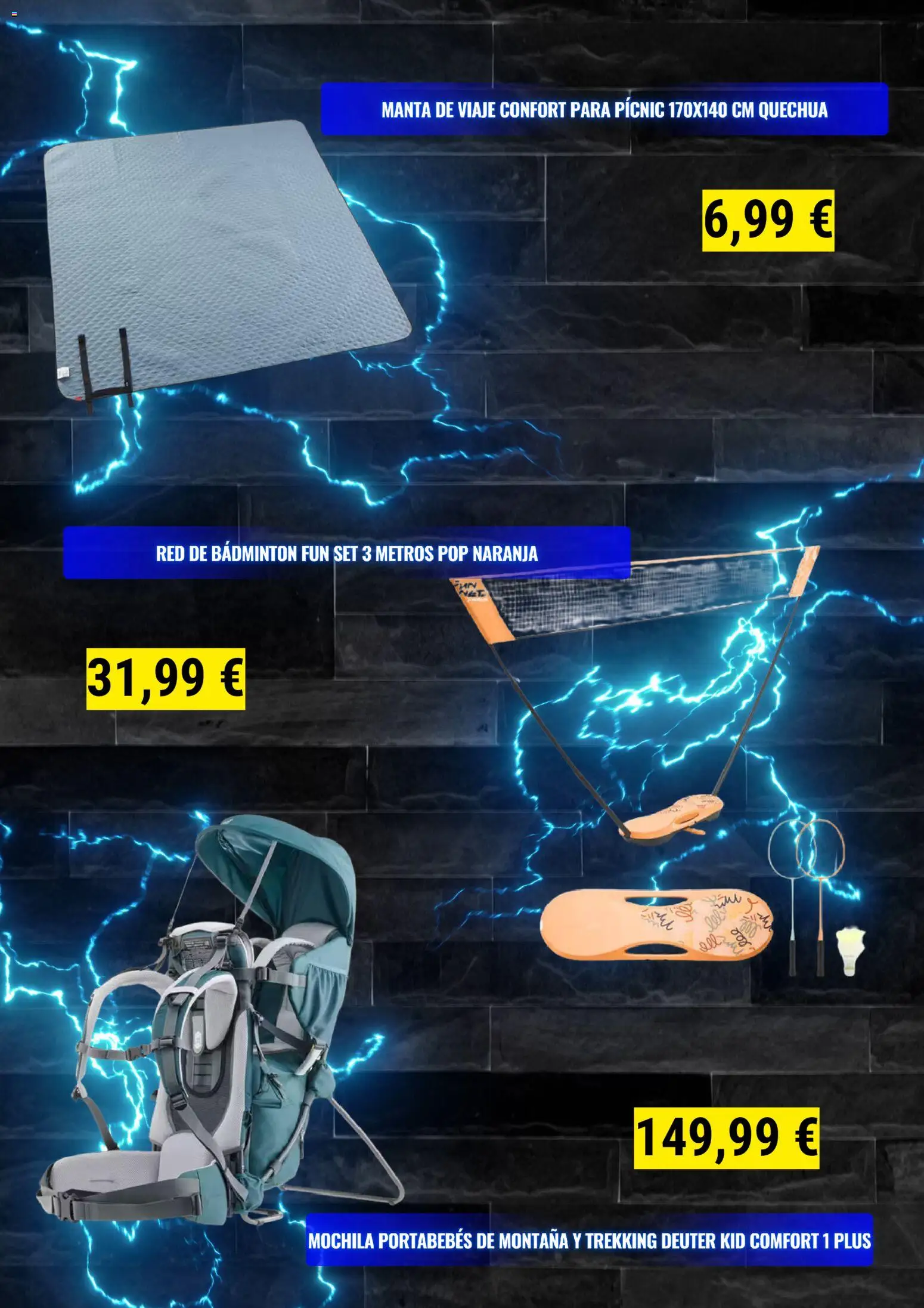 Decathlon oferta estacional │ válido desde el 01.04.2026 | Página: 4 | Productos: Mochila, Manta
