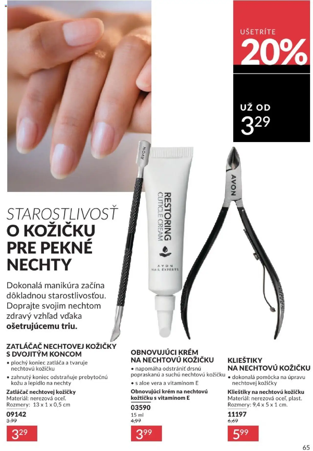 Katalóg Avon 2025 │ platný od 01.08.2025 | Strana: 65 | Produkty: Krém
