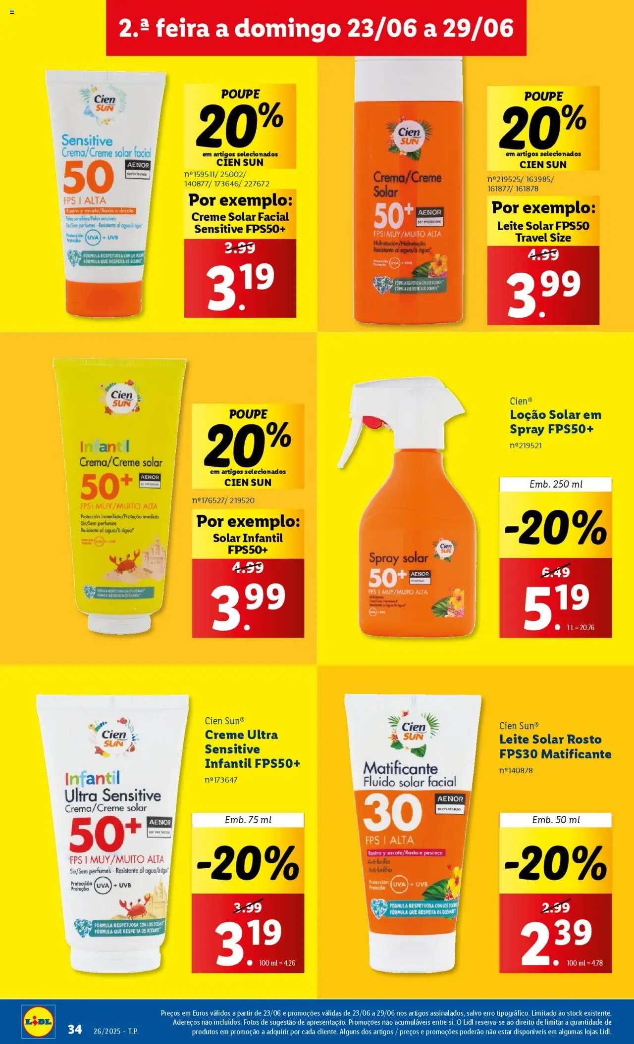 Lidl folheto │ válido de 23.06.2025 | Página: 34 | Produtos: Perfumes, Leite, Creme