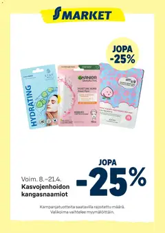 S-market-mainoslehti voimassa 08.04.2026 alkaen