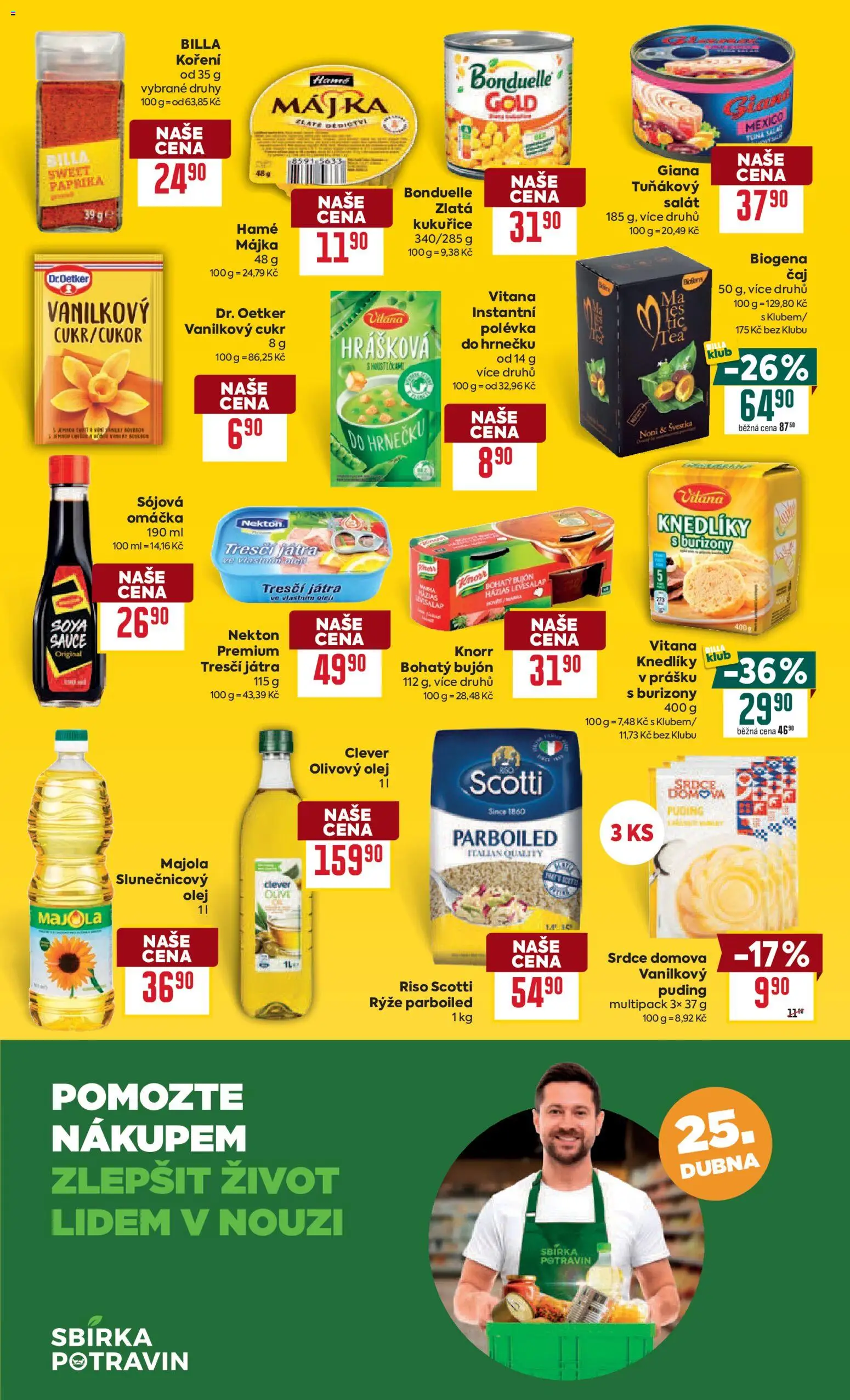 Billa Velký leták od 22.04.2026 | Strana: 22 | Produkty: Rýže, Knorr, Paprika, Bujón