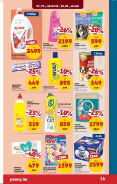 BREF WC POWER AKTIV TRIOPACK*, 4-féle, 3 x 50 g - amely érvényes a következő dátumtól: 29.01.2026 | Oldal: 20