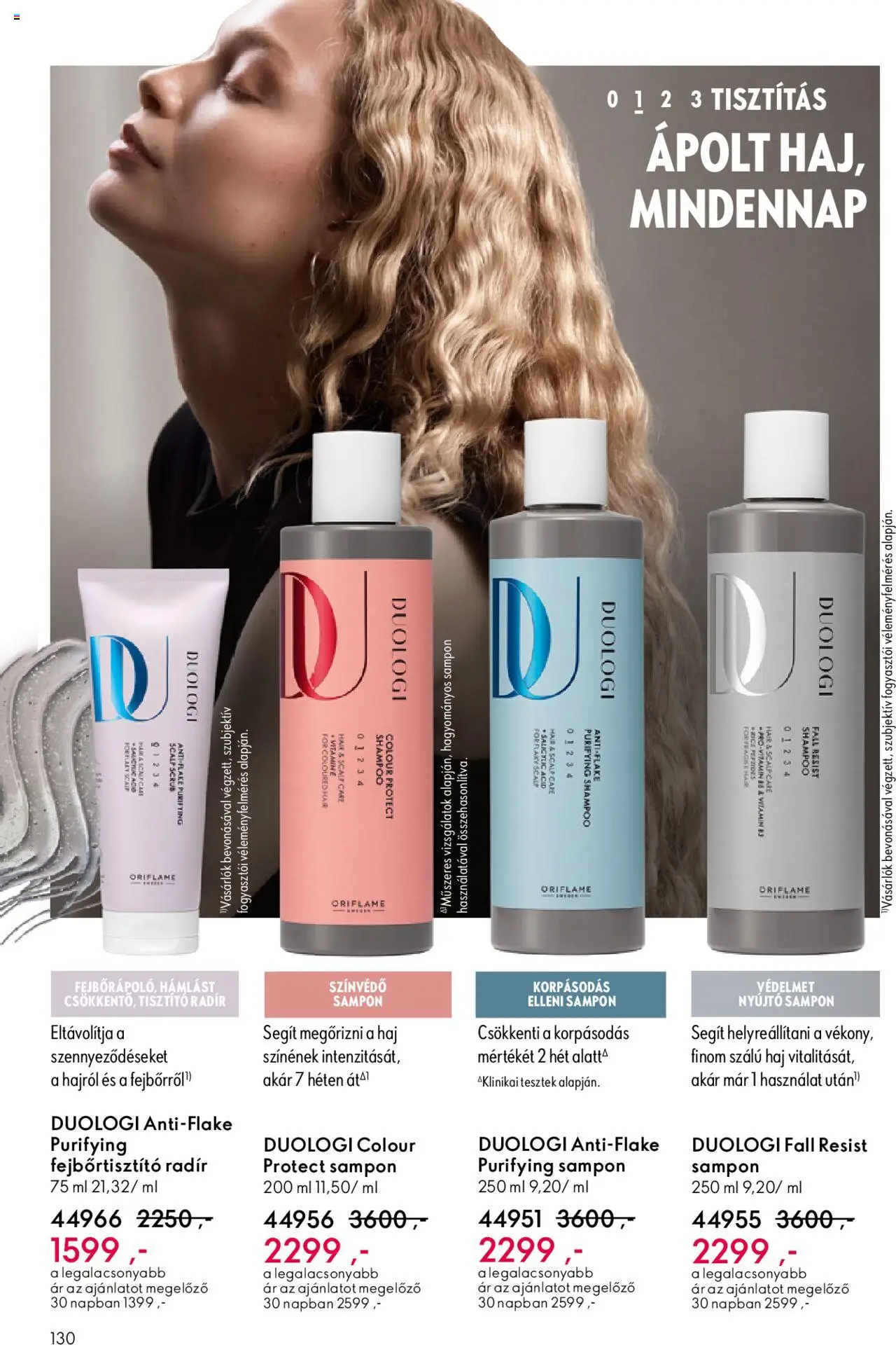 Oriflame akciós ujság - amely érvényes a következő dátumtól: 01.10.2025 | Oldal: 130 | Termékek: Sampon