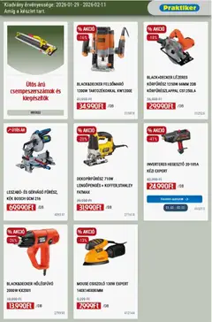 Praktiker Akciós újság - amely érvényes a következő dátumtól: 29.01.2026 | Oldal: 21