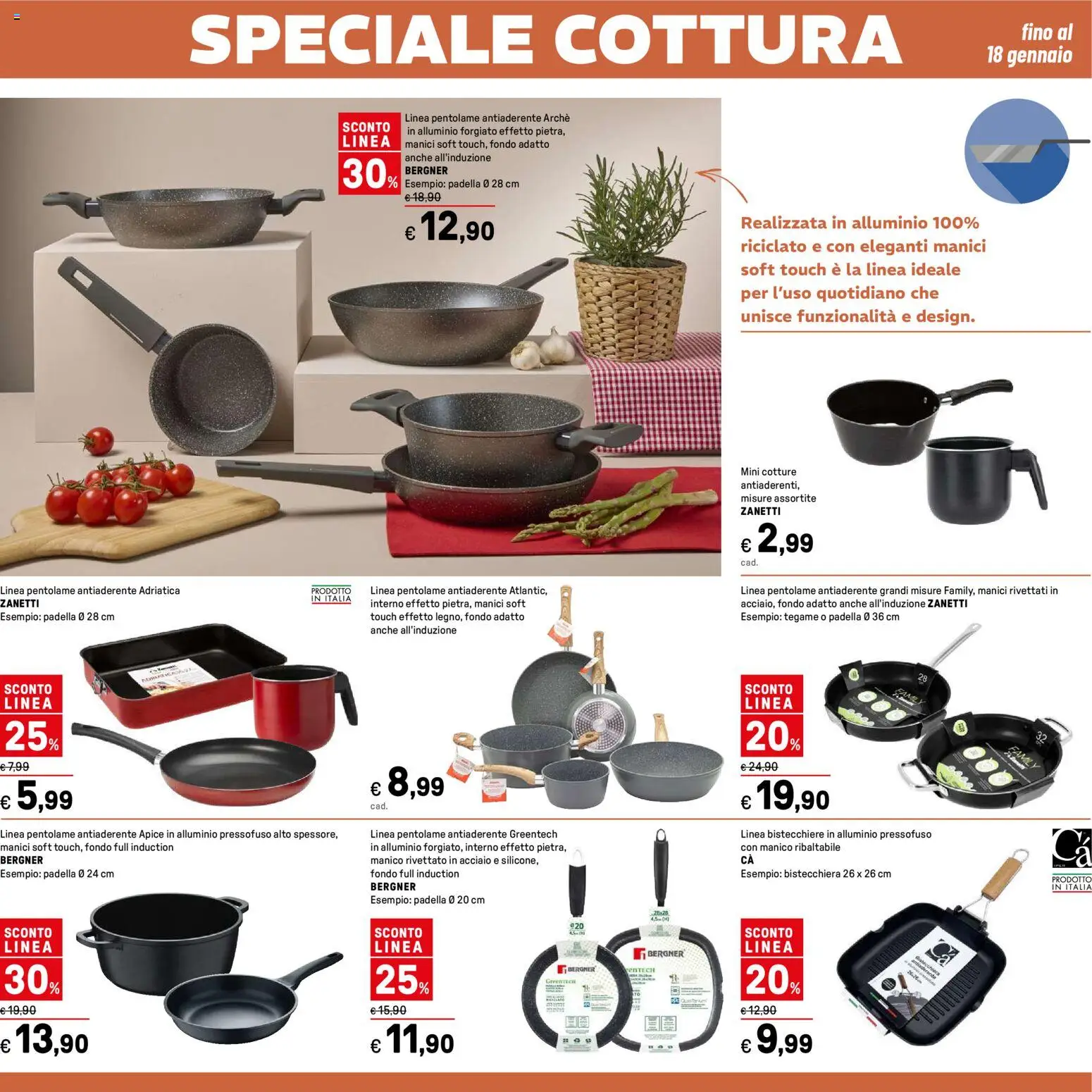 Volantino Iper del 31.12.2025 | Pagina: 37 | Prodotti: Bistecchiera, Padella, Alluminio