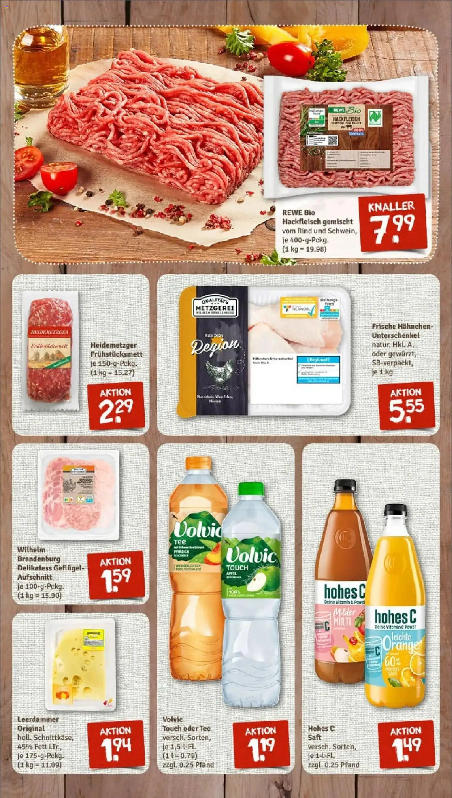 Rewe prospekt Wuppertal / Barmen	 – gültig ab 11.01.2026 | Seite: 7 | Produkte: Leerdammer, Hohes c, Tee, Volvic