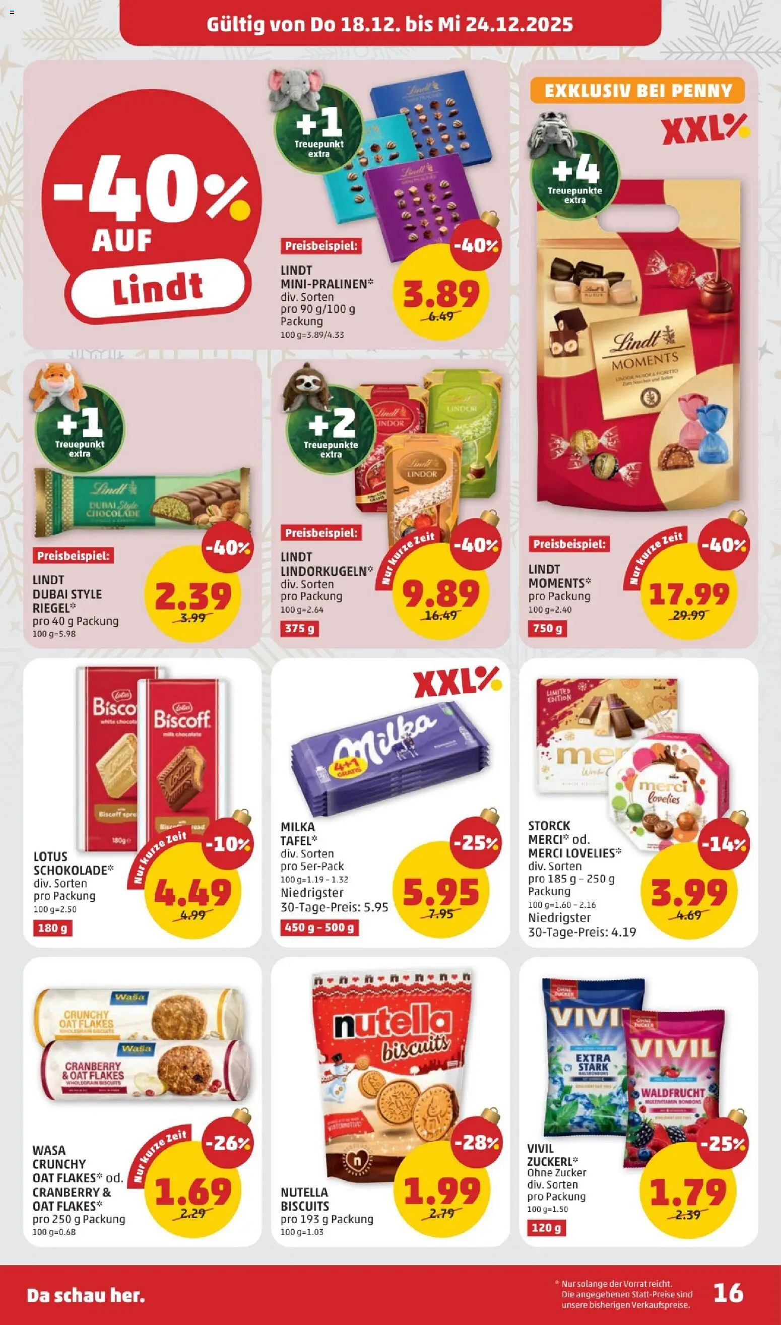 Penny Markt Flugblatt gültig ab 18.12.2025 | Seite: 16 | Produkte: Zucker