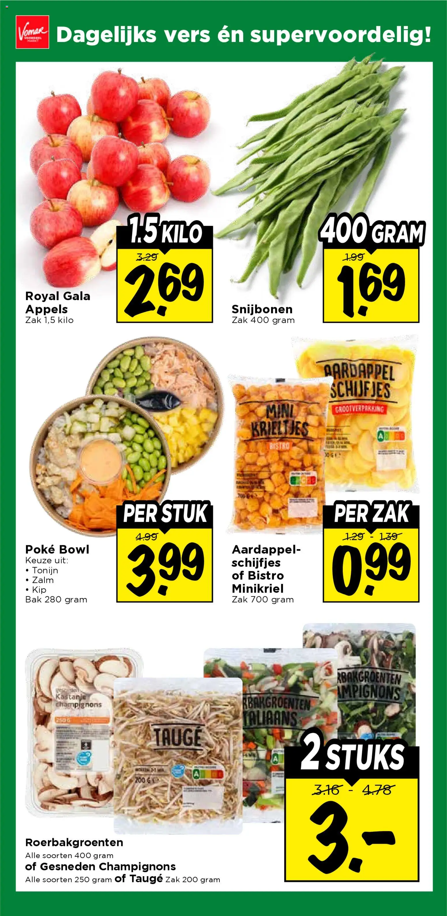 {H1} | Pagina: 12 | Producten: Zalm, Krieltjes, Zak, Kip