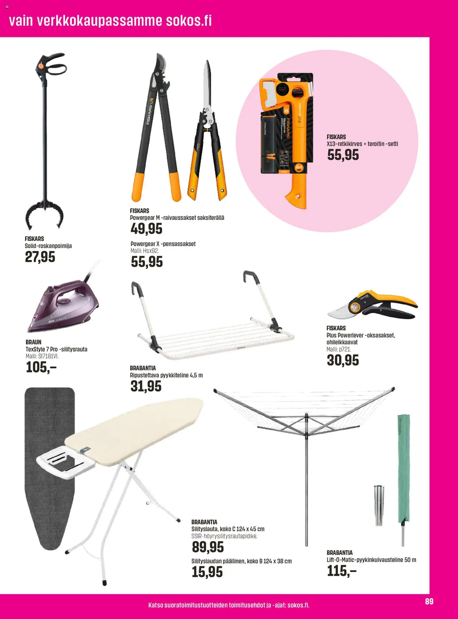 Sokos tarjoukset - Emotion 3plus1 – voimassa 25.03.2026 alkaen | Sivu: 89 | Tuotteet: Silitysrauta, Teroitin