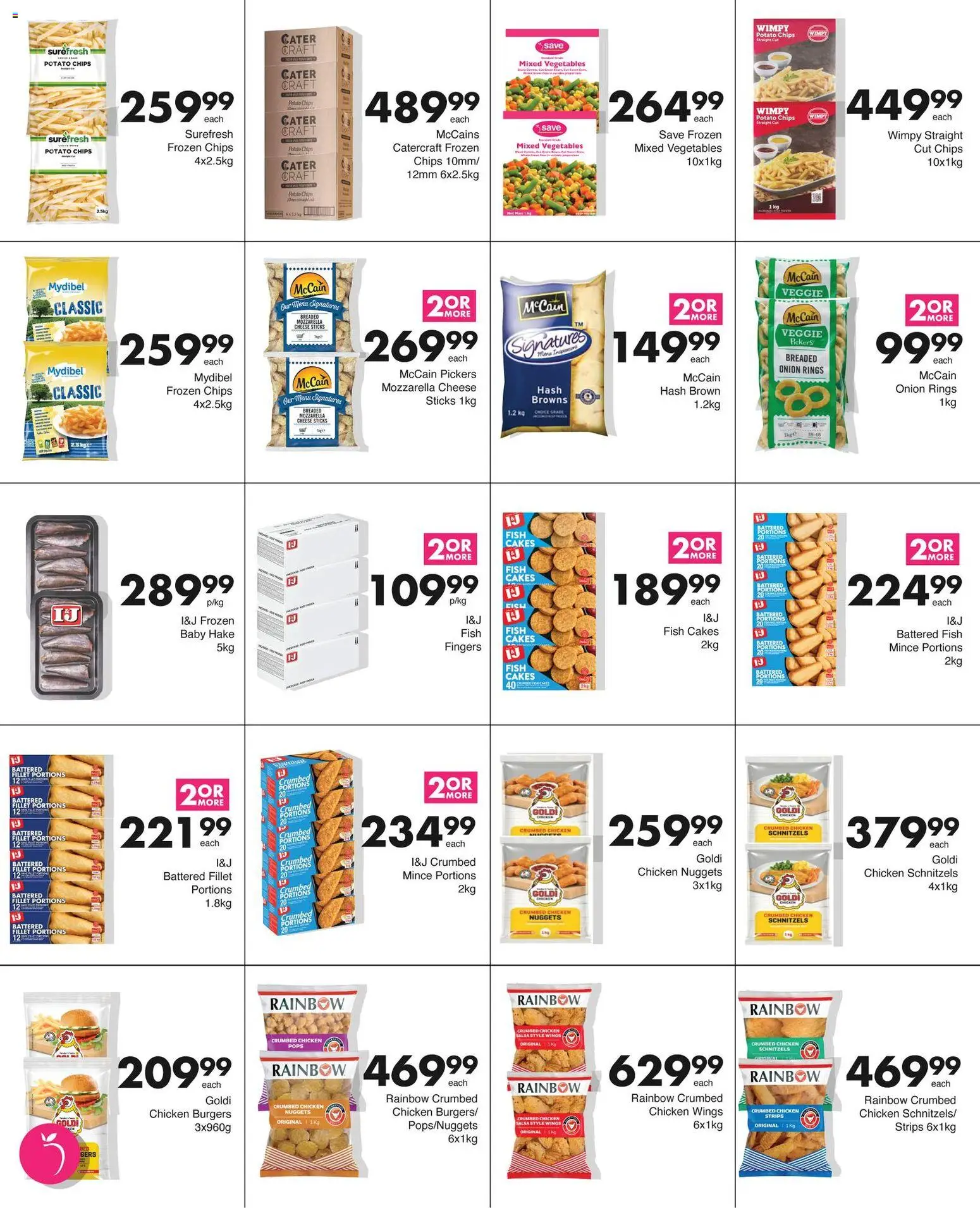 New Save catalogue – valid from 09.02.2026 | Page: 3 | Products: Cheese, Chicken, Fish, Vegetables