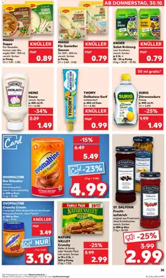 MAGGI Suppe, Für Genießer, Immun oder Bio, ergibt 500-750 ml, versch. Sorten je Packg. ab 30.10.2025 gültig | Seite: 35 | Produkte: Knorr, Maggi suppe, Dill, Rindfleisch