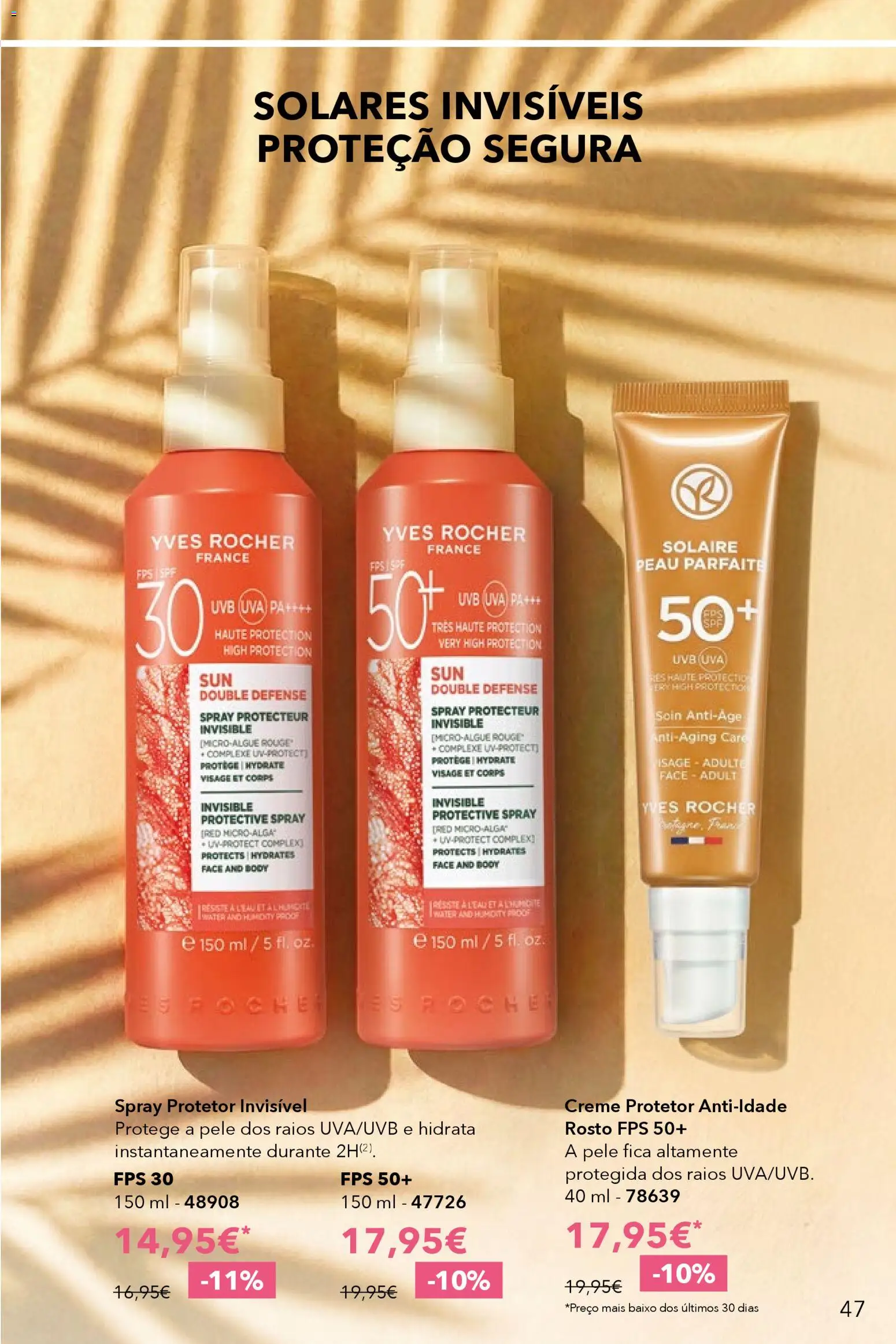 Yves Rocher catálogo 6 │ válido de 17.04.2026 | Página: 47 | Produtos: Pá, Creme